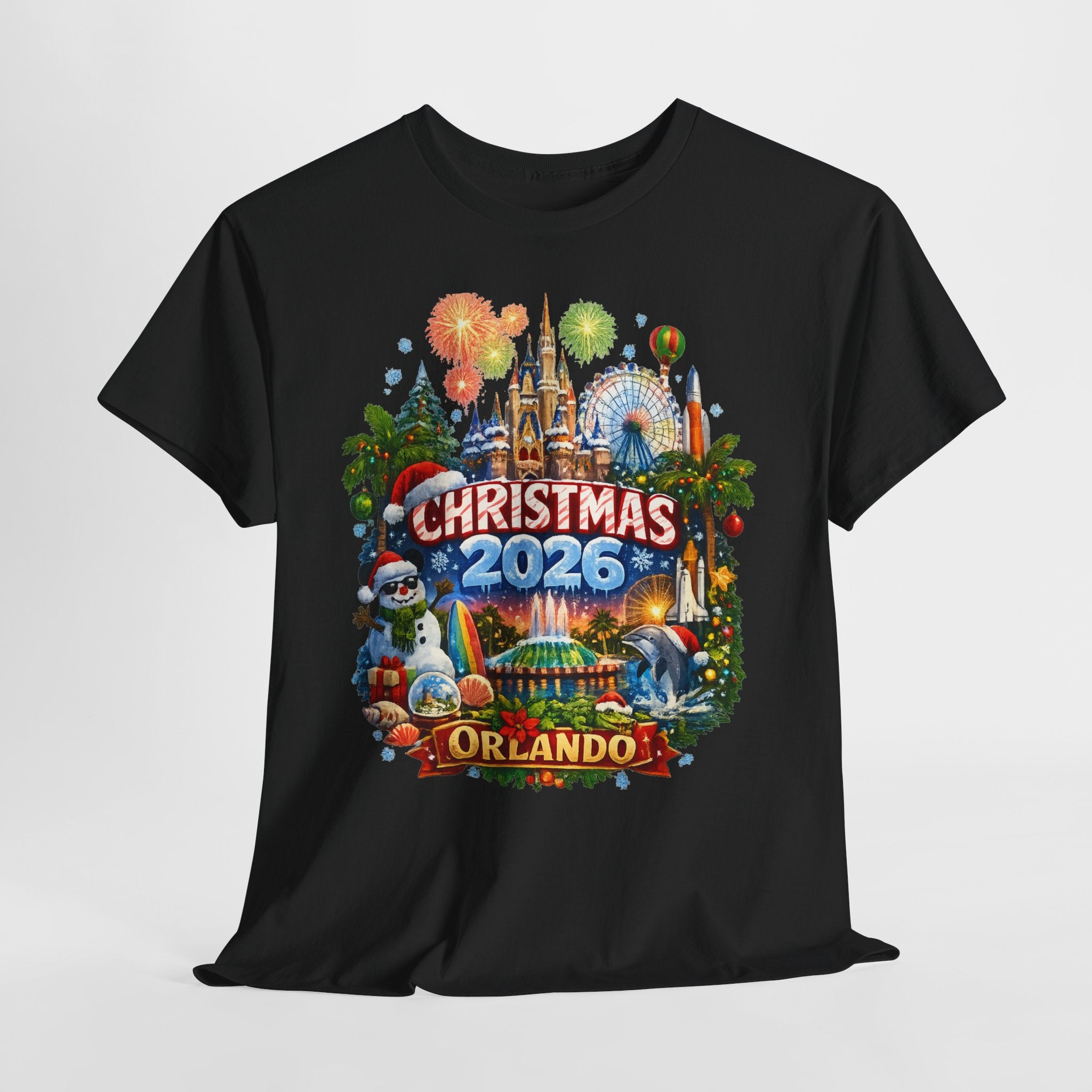 Christmas 2026 Orlando T-Shirt — Holiday Theme Park Souvenir Tee