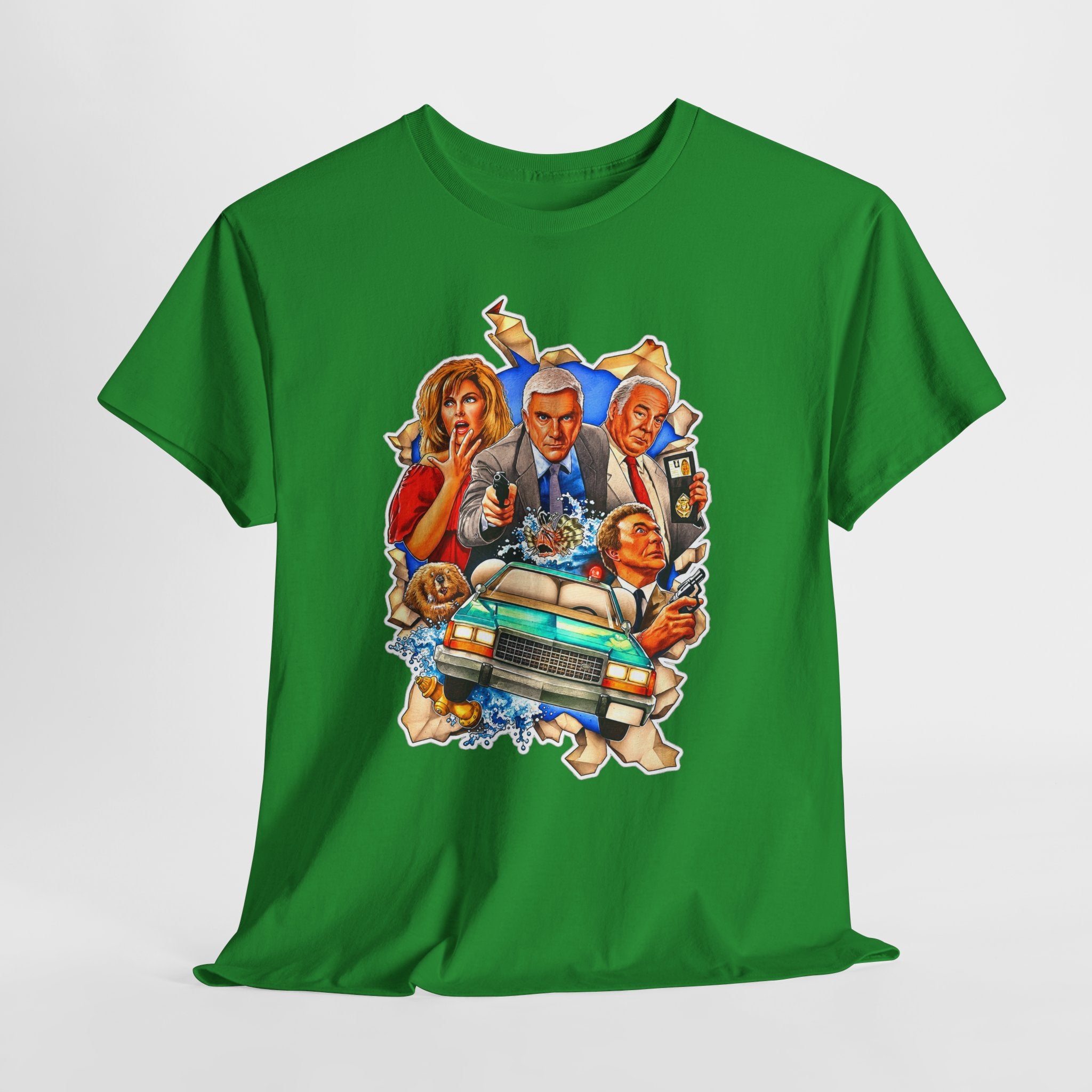 The Naked Gun / Police Squad Crime Comedy Movie Poster Cotton T-Shirt
