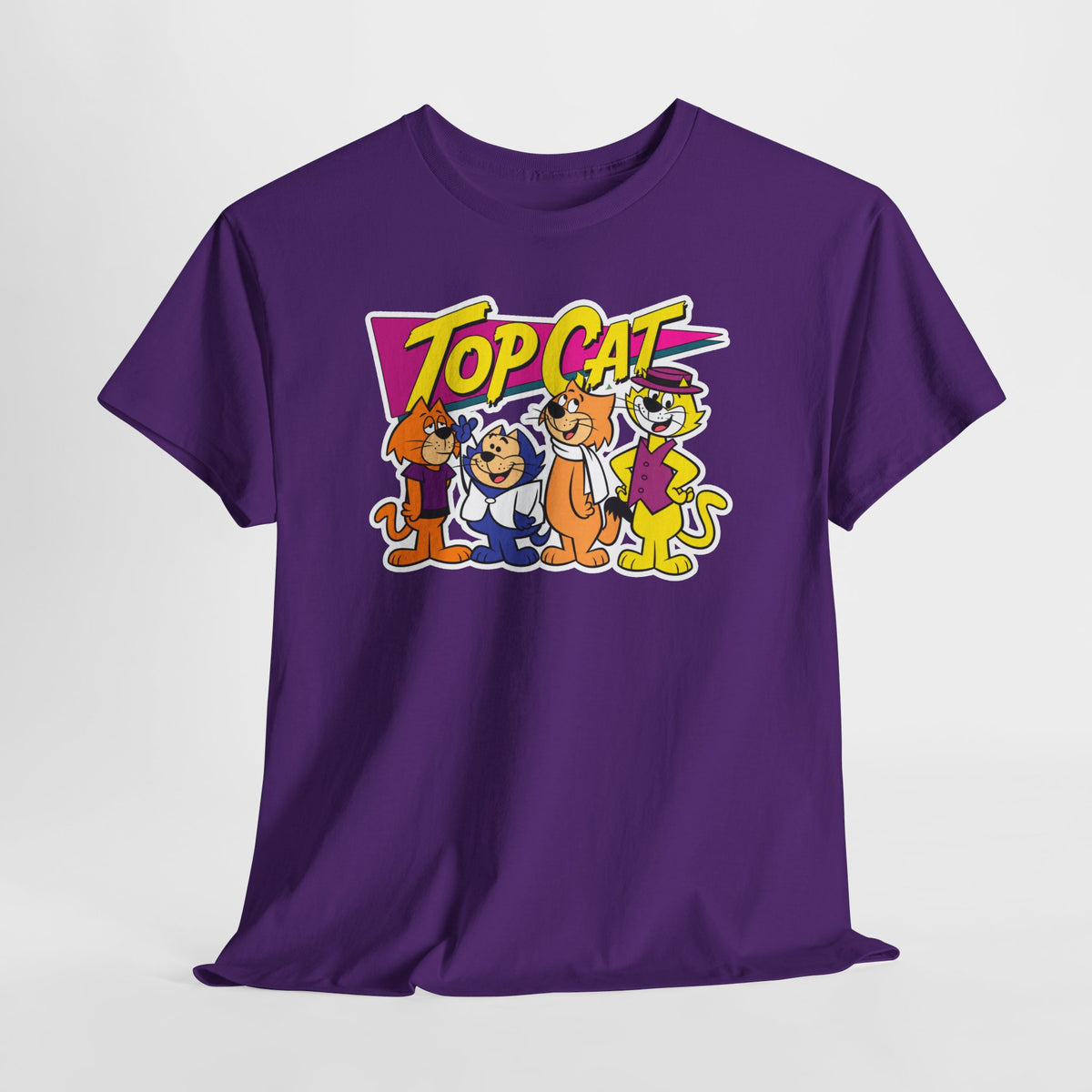 Top Cat Retro Cartoon Cotton T-Shirt / Tee