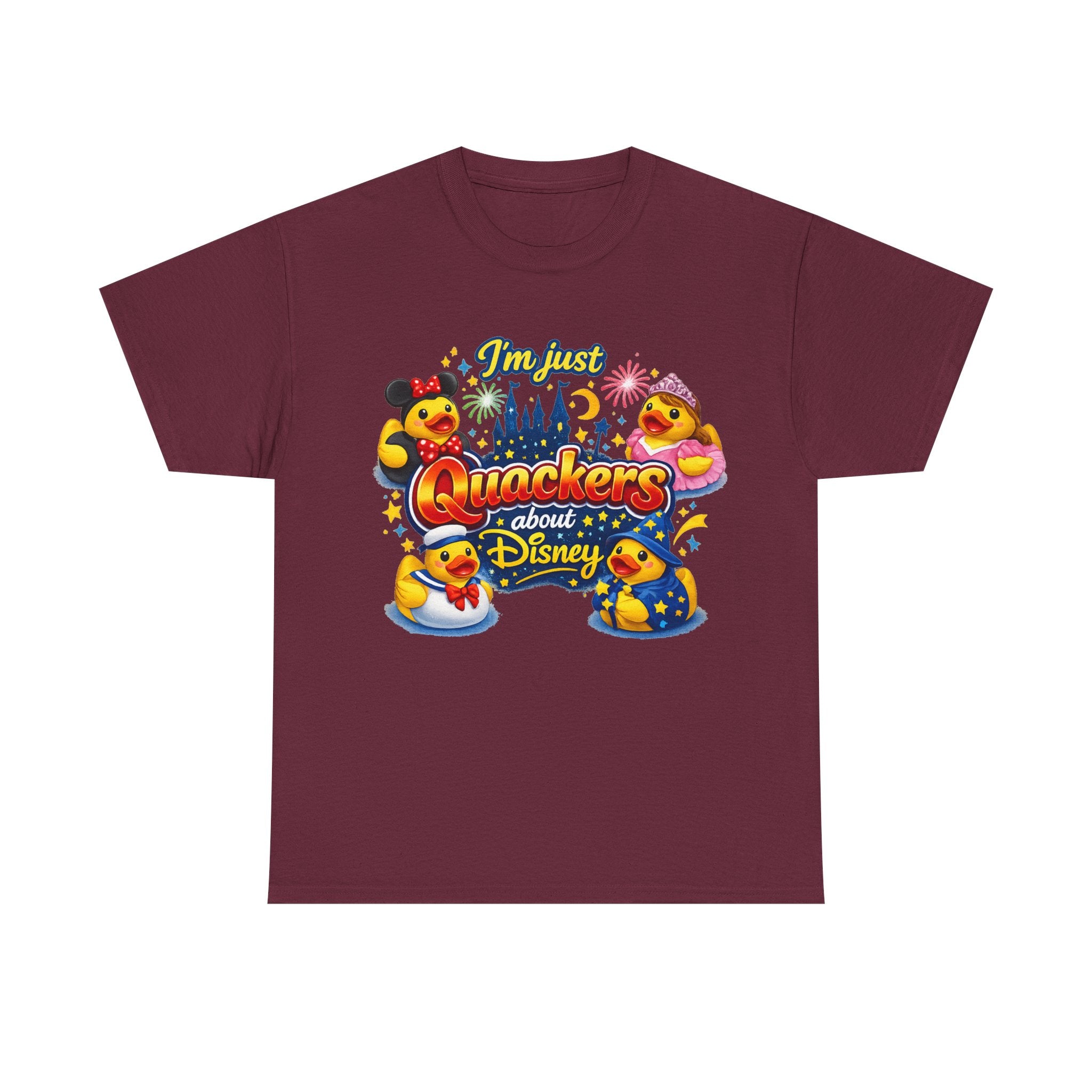 Quackers About Disney Rubber Duck Tee — "I'm Just Quackers About Disney" Graphic T-Shirt
