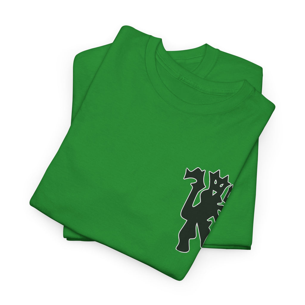 Manchester United Devil Cotton T-Shirt – Retro Trident Football Crest Tee