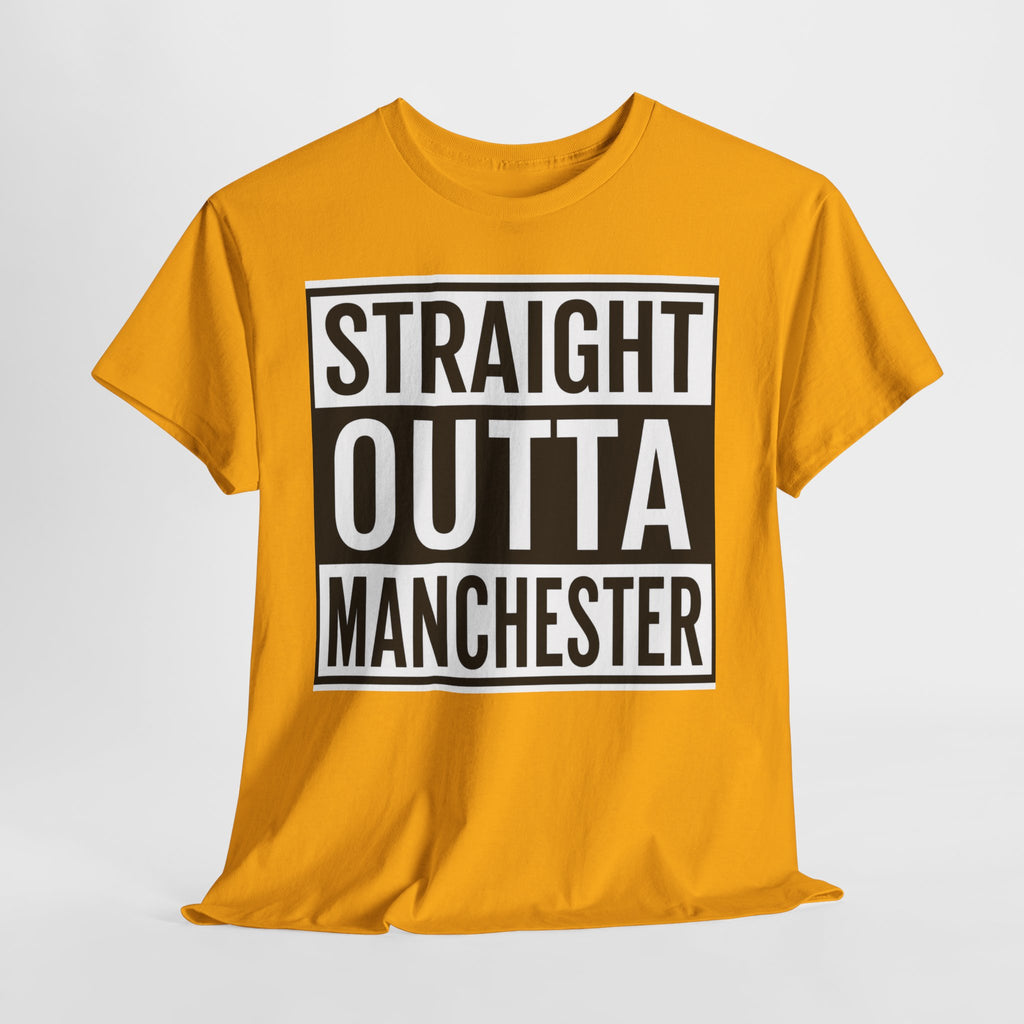 Straight Outta Manchester T-Shirt — Bold City Pride Tee