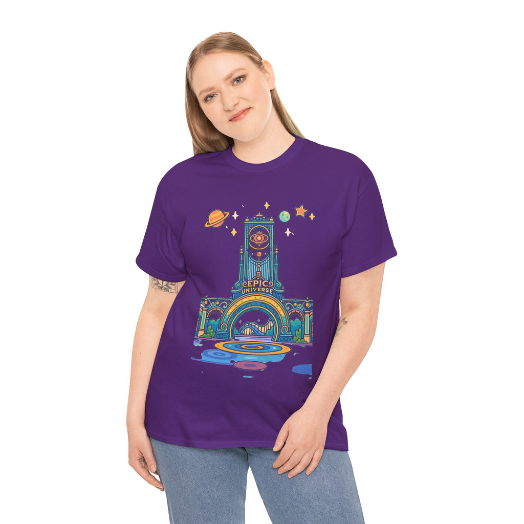 Universal Studios Family Vacation T-Shirt — Retro Space Theater Graphic Tee