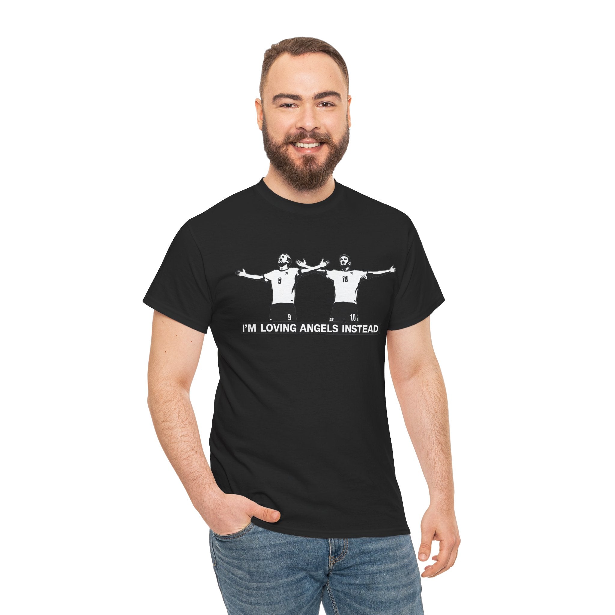 Harry Kane &  Jude Bellingham Tee – "I’m Loving Angels Instead" Graphic T-Shirt