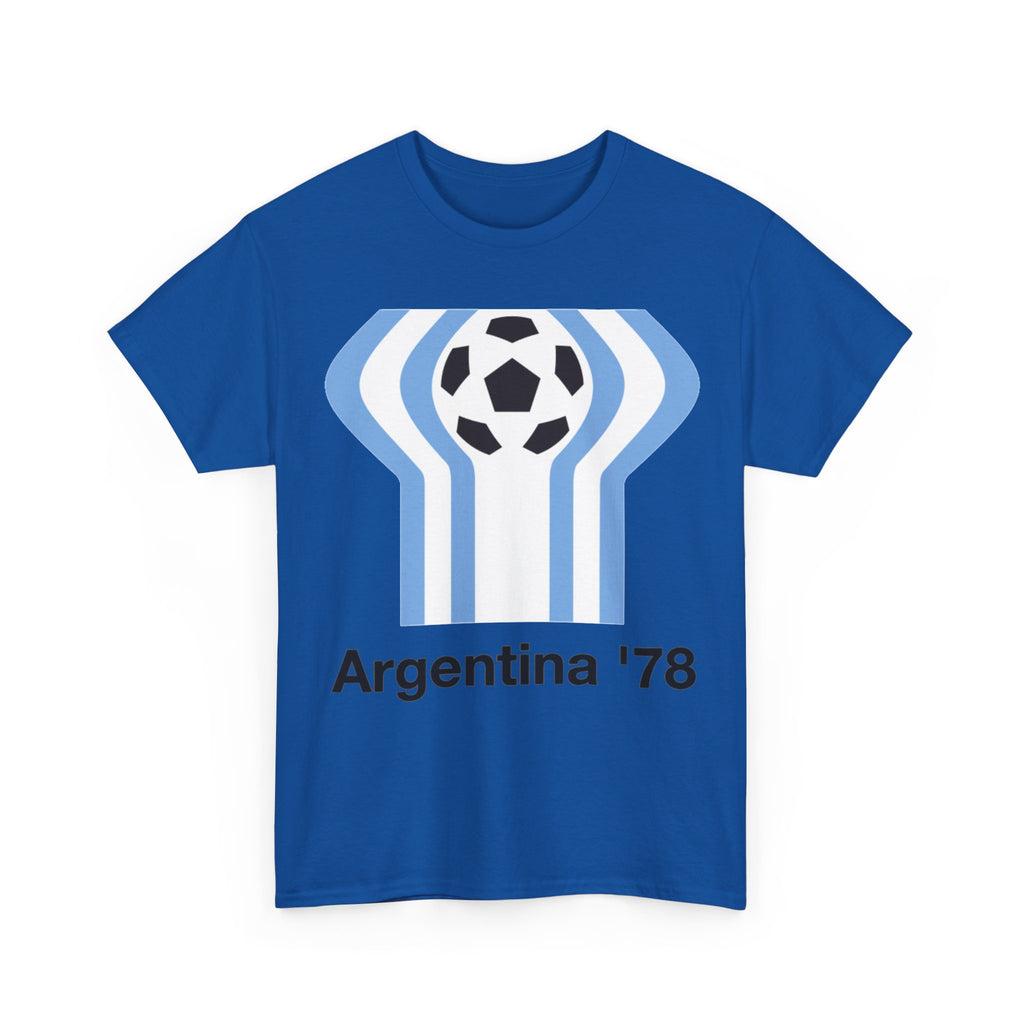 Argentina '78 Soccer T-Shirt — Retro World Cup Football Tee