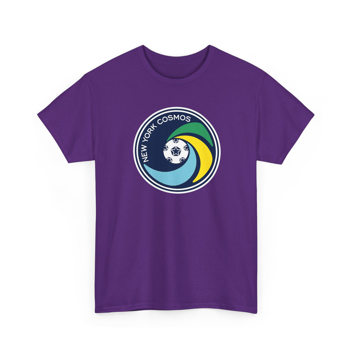 New York Cosmos Retro Logo Cotton T‑Shirt — Vintage Soccer Tee