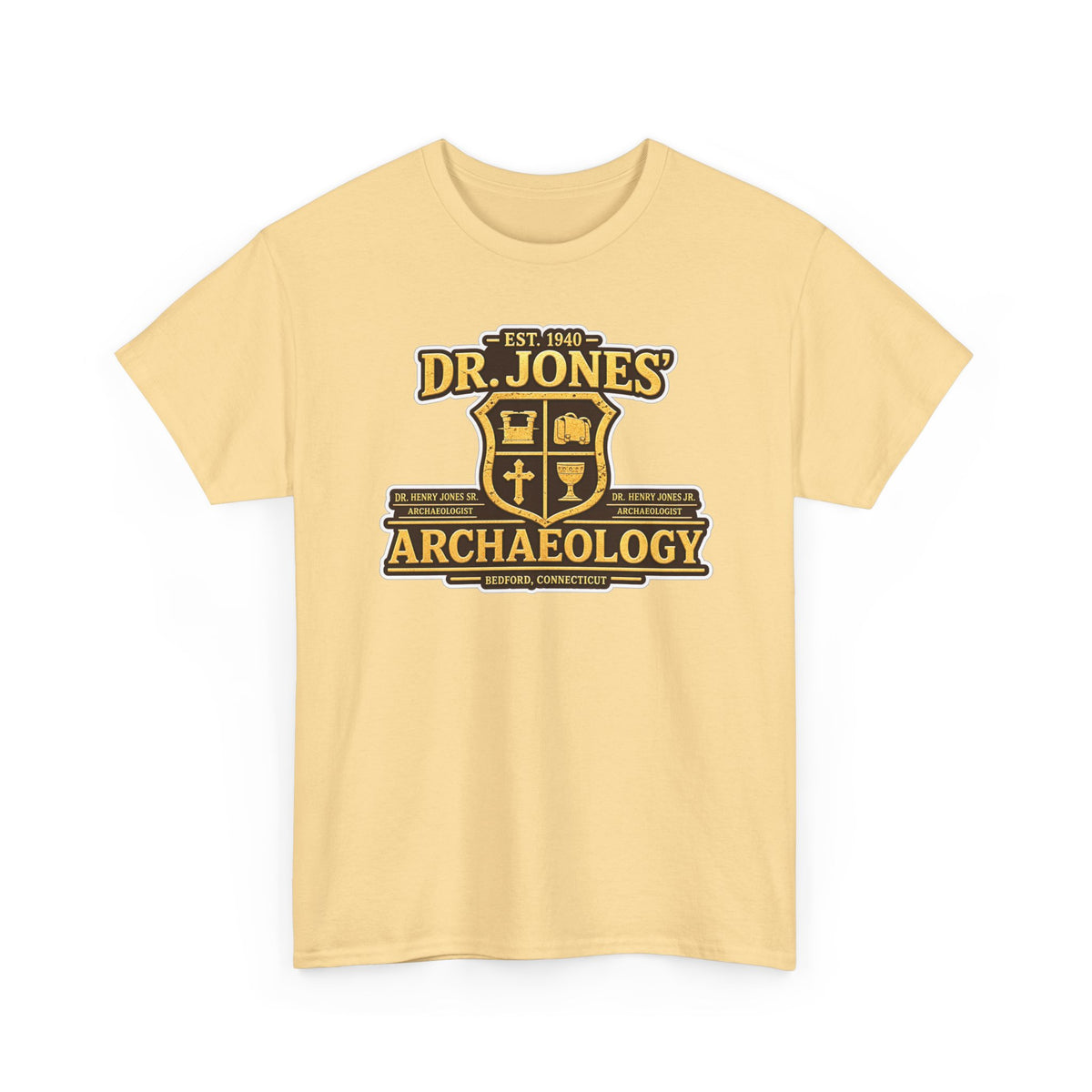 Dr. Jones Archaeology Vintage Adventure Cotton T-Shirt