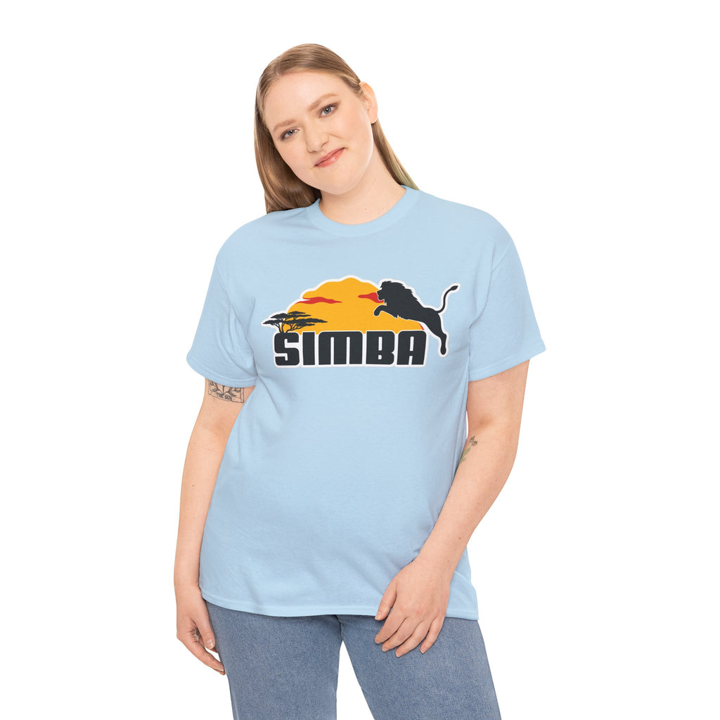 Simba Sunset Graphic Tee — Lion Silhouette Safari T-Shirt