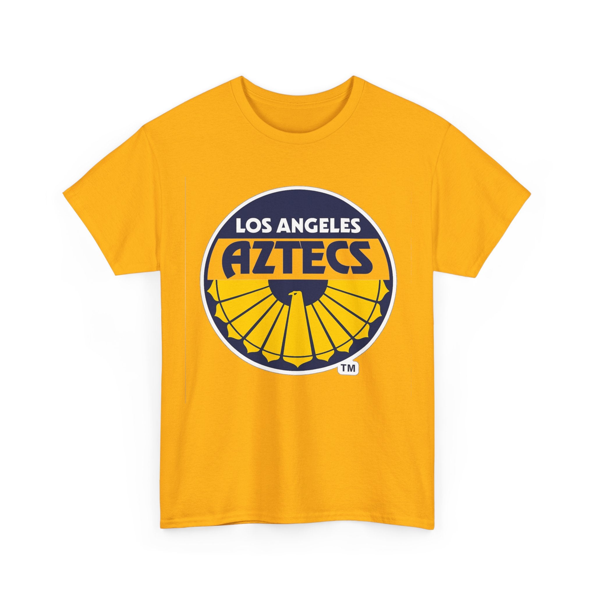 Los Angeles Aztecs Vintage Logo Cotton T-Shirt