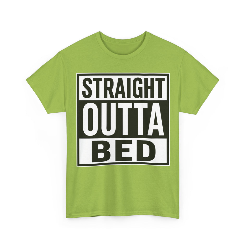 Straight Outta Bed T-Shirt — Funny Morning Graphic Tee