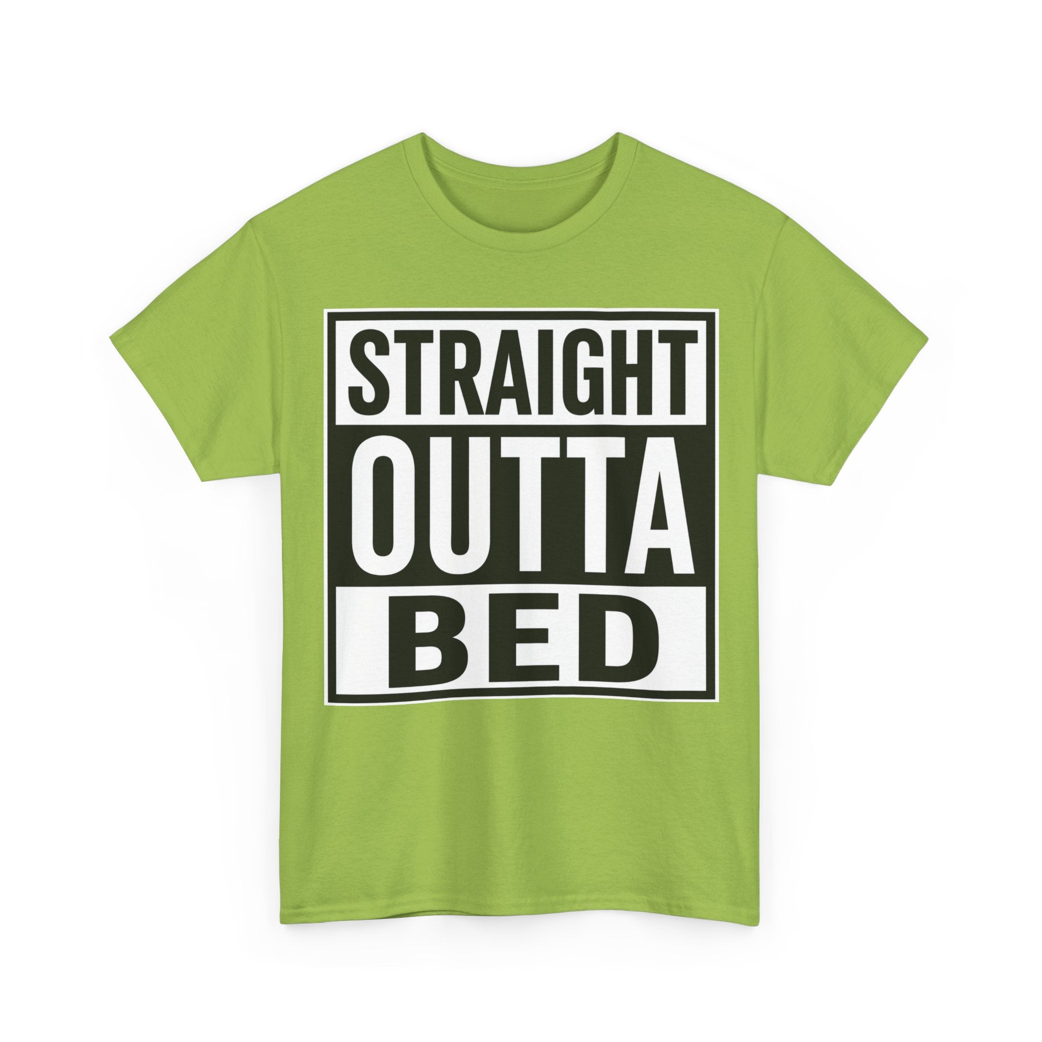 Straight Outta Bed T-Shirt — Funny Morning Graphic Tee