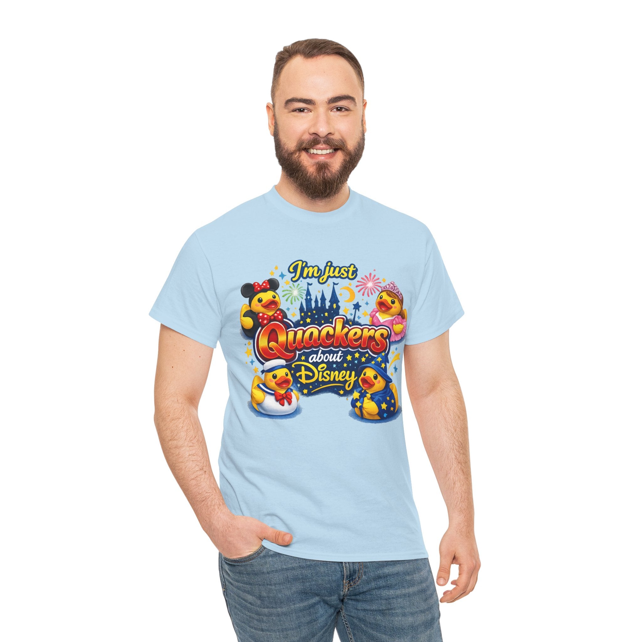 Quackers About Disney Rubber Duck Tee — "I'm Just Quackers About Disney" Graphic T-Shirt