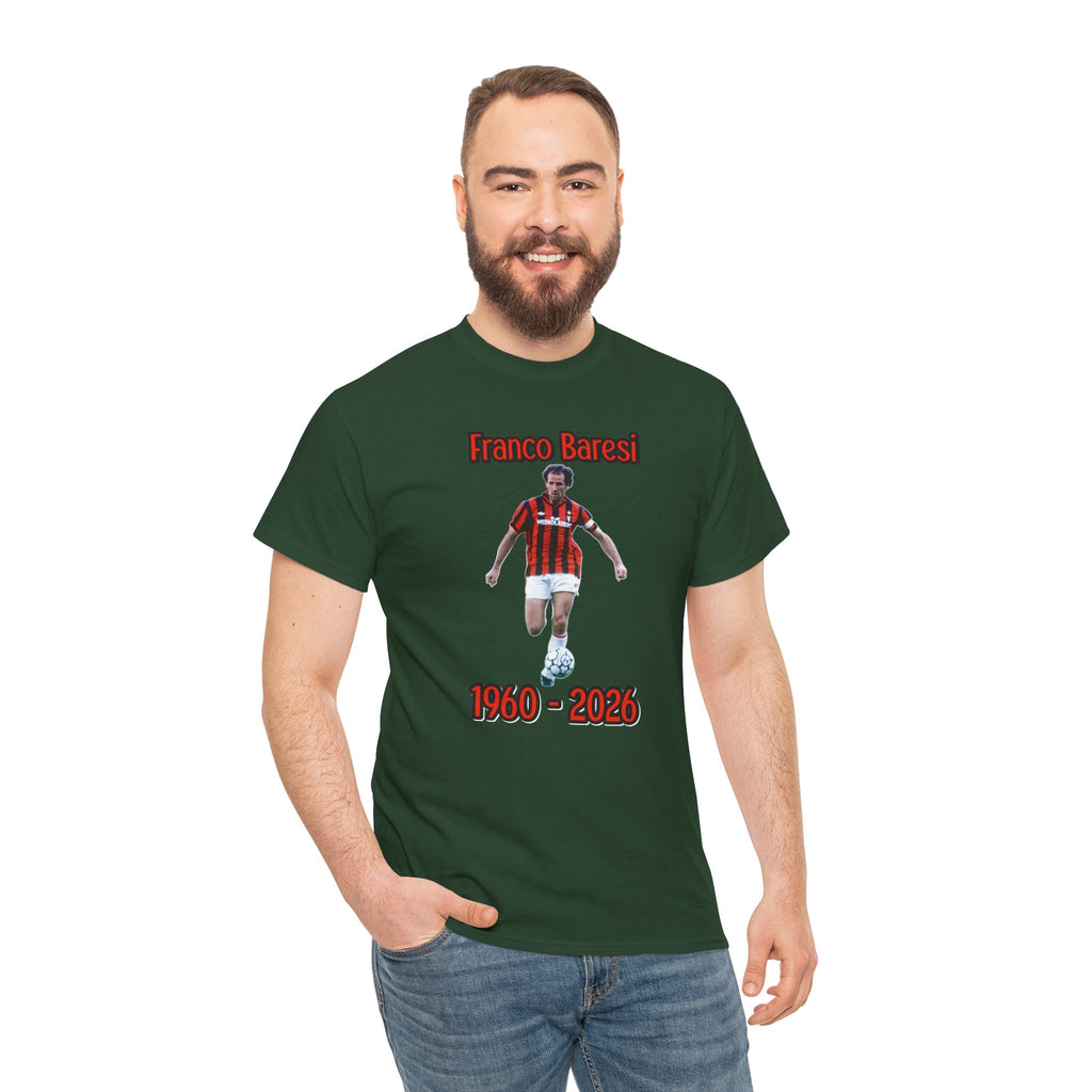 Franco Baresi 1960–2023 Memorial Soccer Tribute Tee