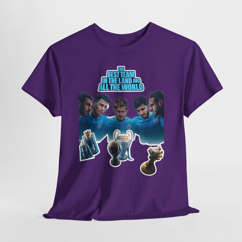 Manchester City — "Best Team in the Land and All the World" Cotton T-Shirt