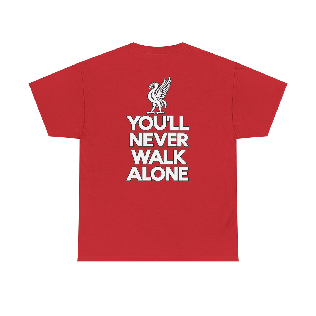 You'll Never Walk Alone T‑Shirt — Liverpool FC Crest Cotton Tee