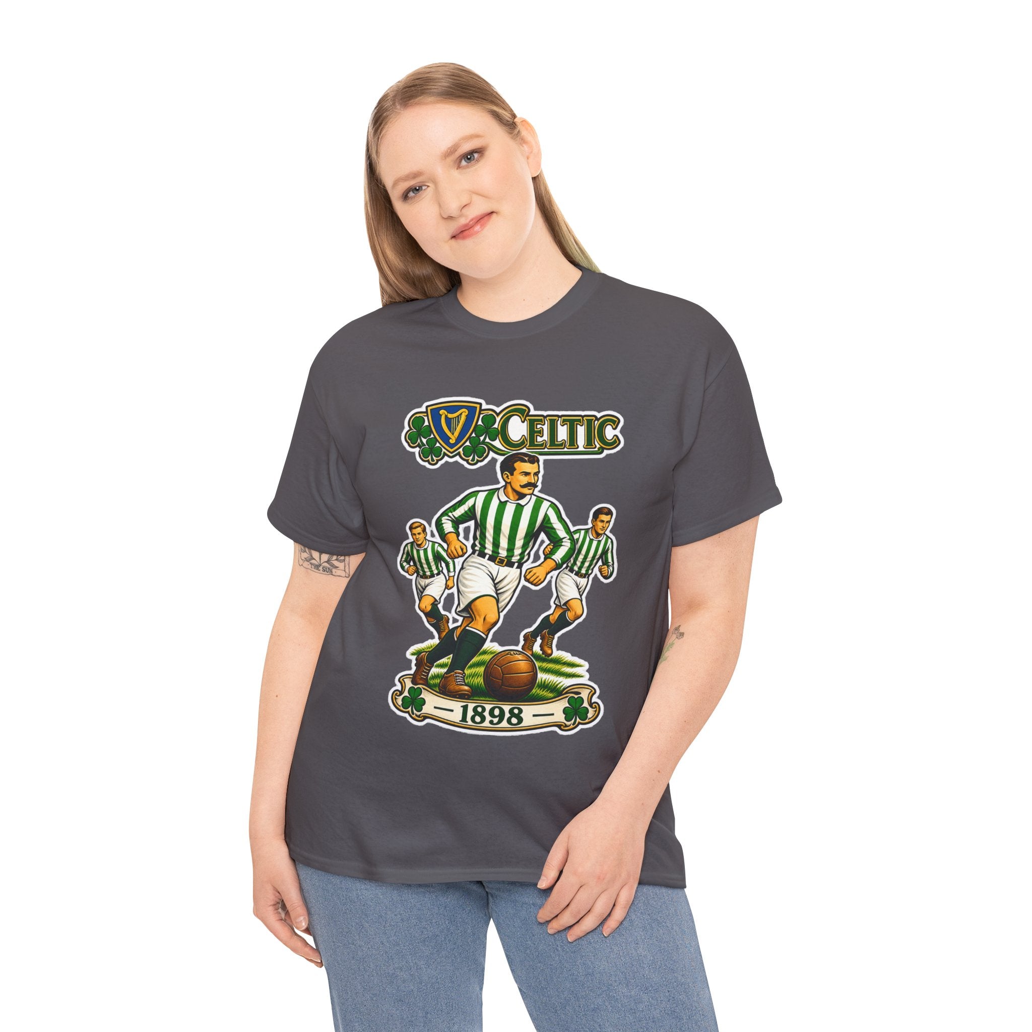 Celtic Football Retro Players Tee — 1898 Vintage Soccer Shirt
