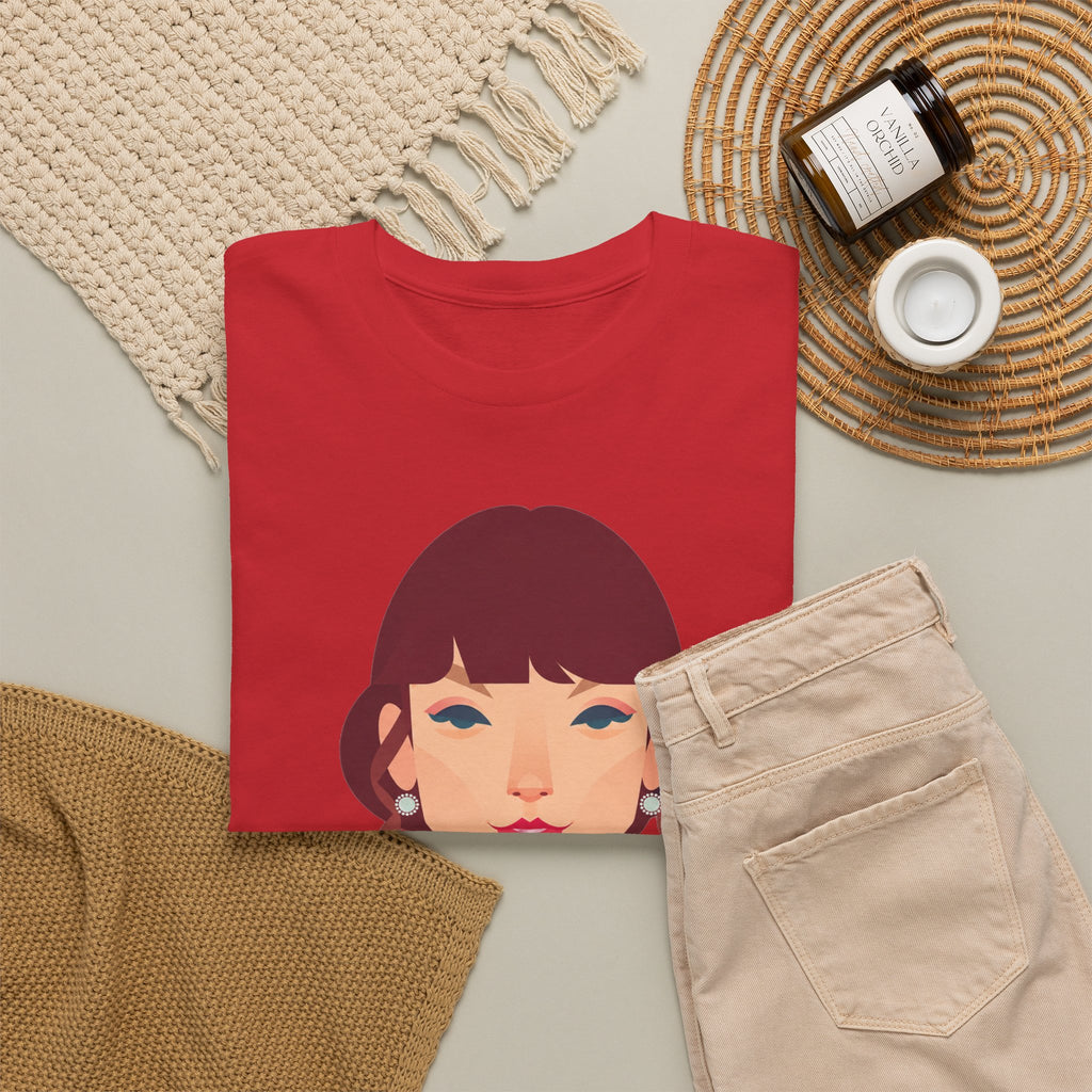 T Swift Illustration Cotton T-Shirt