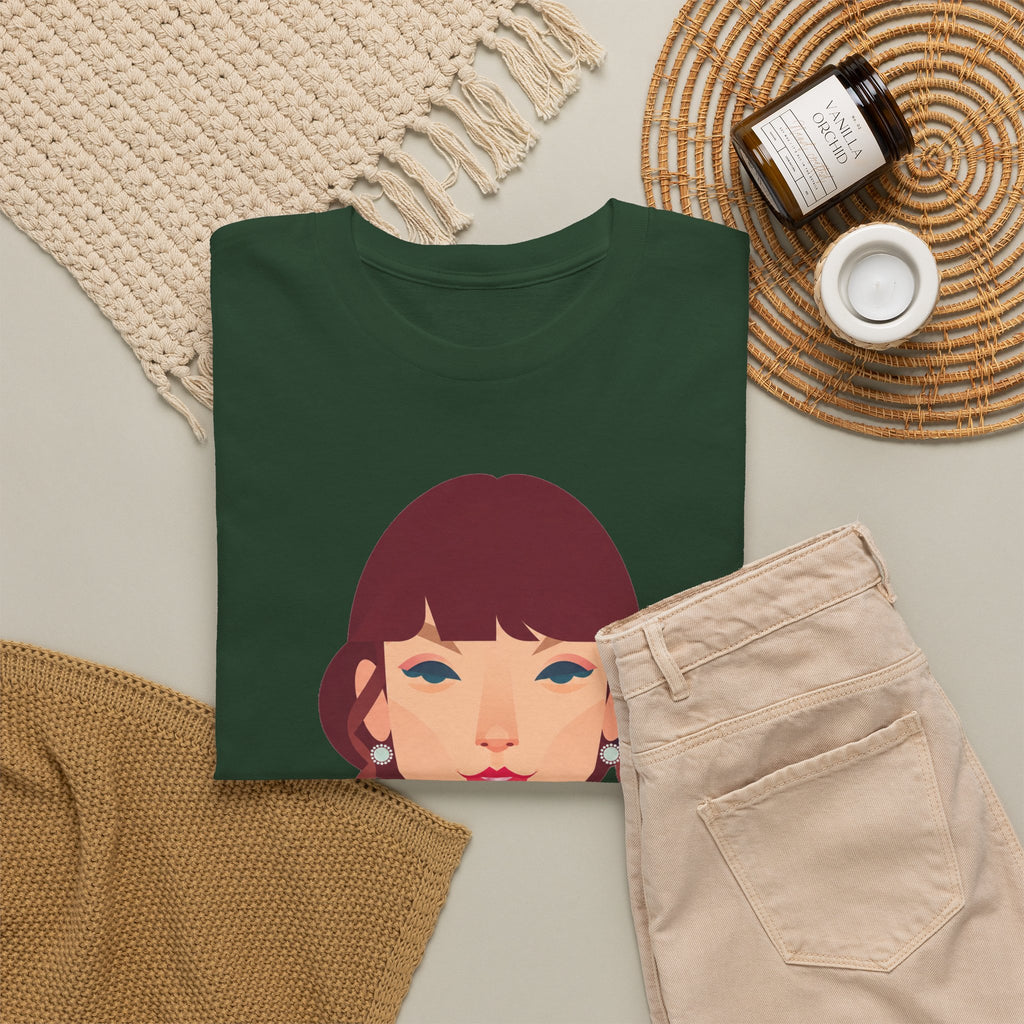 T Swift Illustration Cotton T-Shirt