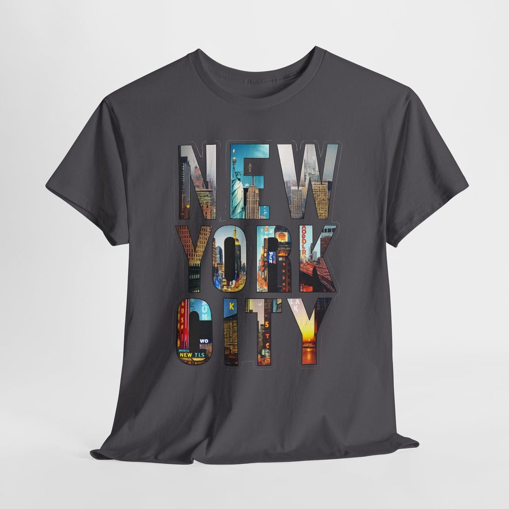 New York City Photo-Block Tee — Vintage Skyline Graphic T-Shirt