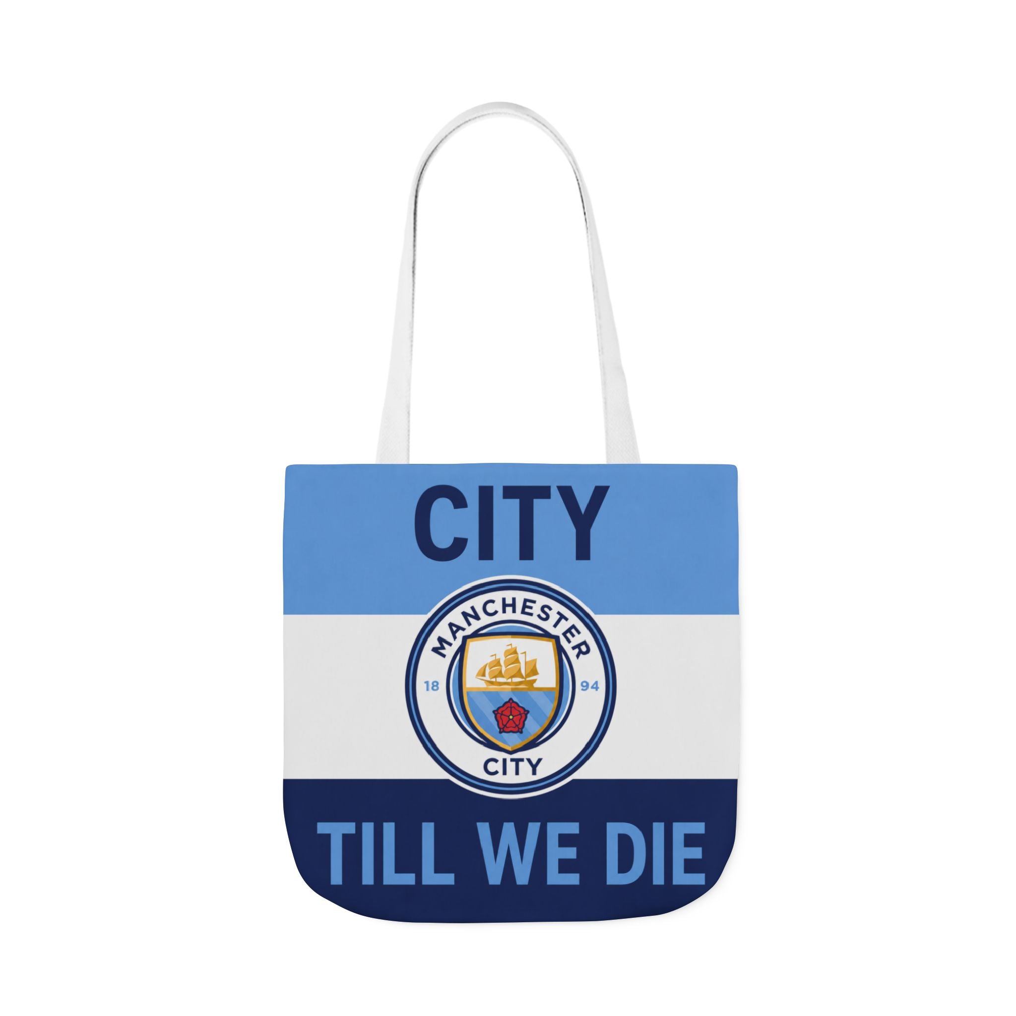 City Till We Die Unofficial Canvas Tote Bag — Manchester Football Fan Bag