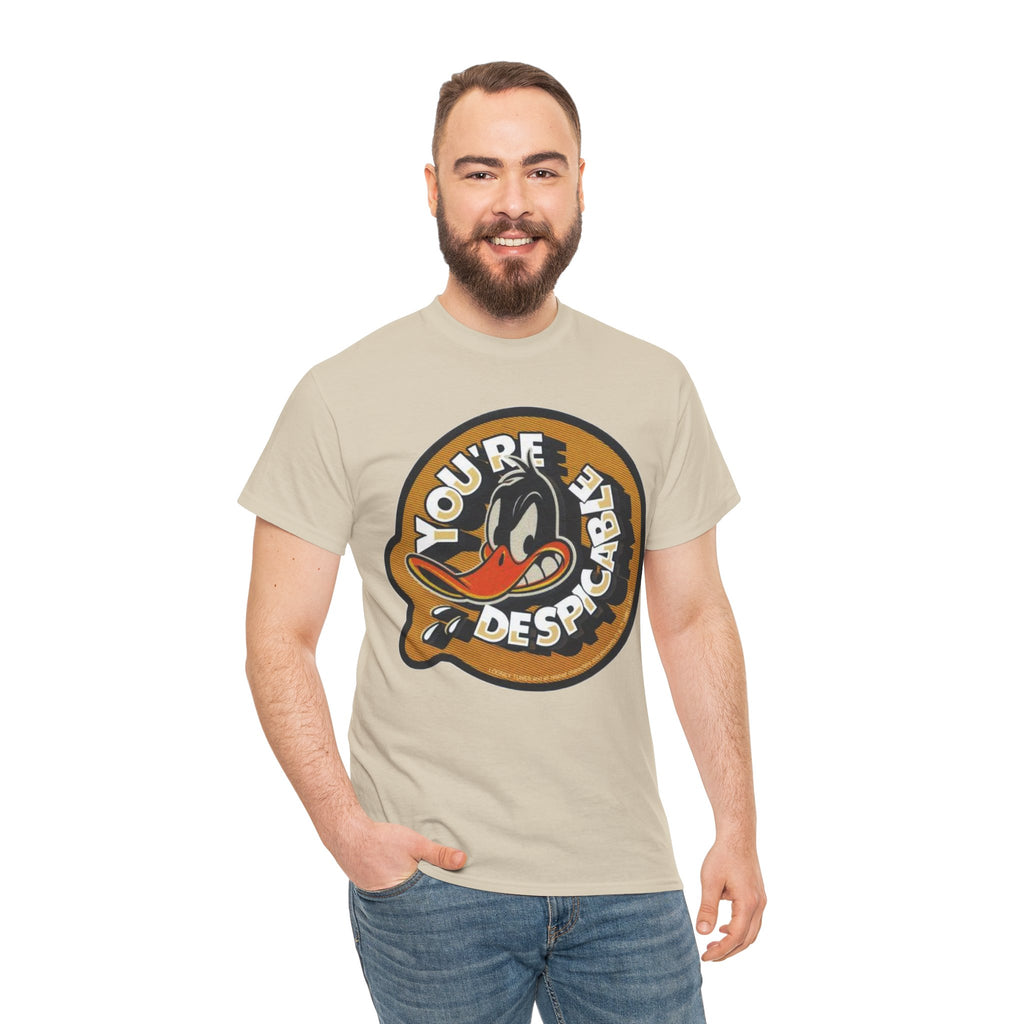 Vintage Daffy Duck Graphic Tee — “You're Despicable” Retro Cartoon Shirt