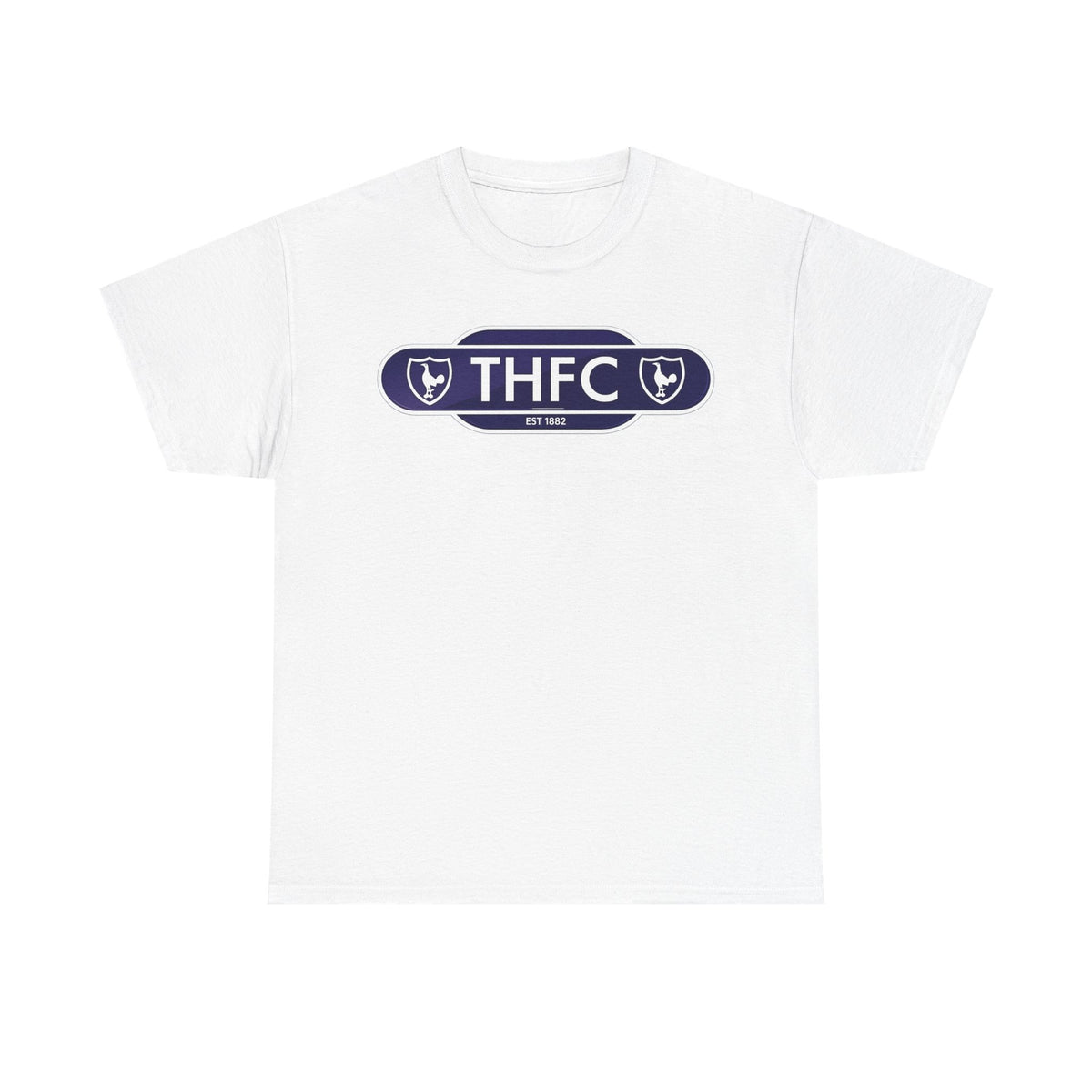 THFC Tottenham Hotspur Railway Sign T‑Shirt — Retro Football Club Tee