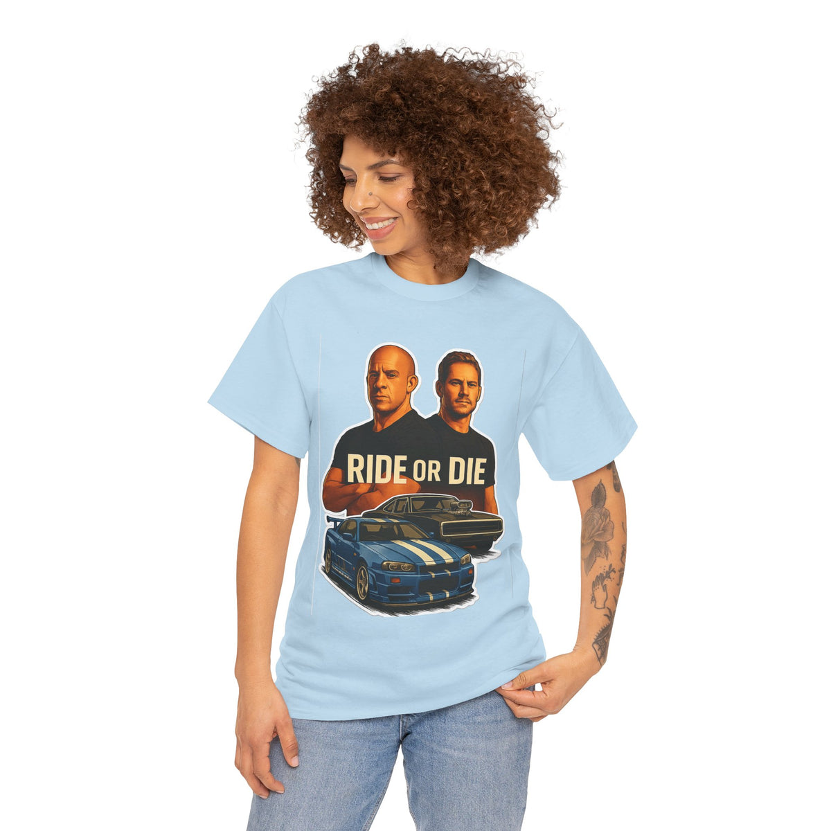 Ride or Die Street Racing Graphic Cotton Tee