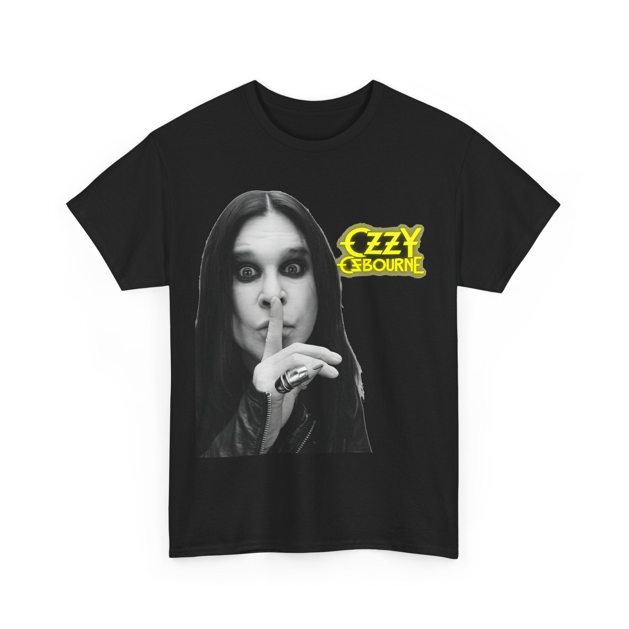 Ozzy Osbourne Halloween Horror Nights Tee — "Shh" Graphic Band T‑Shirt