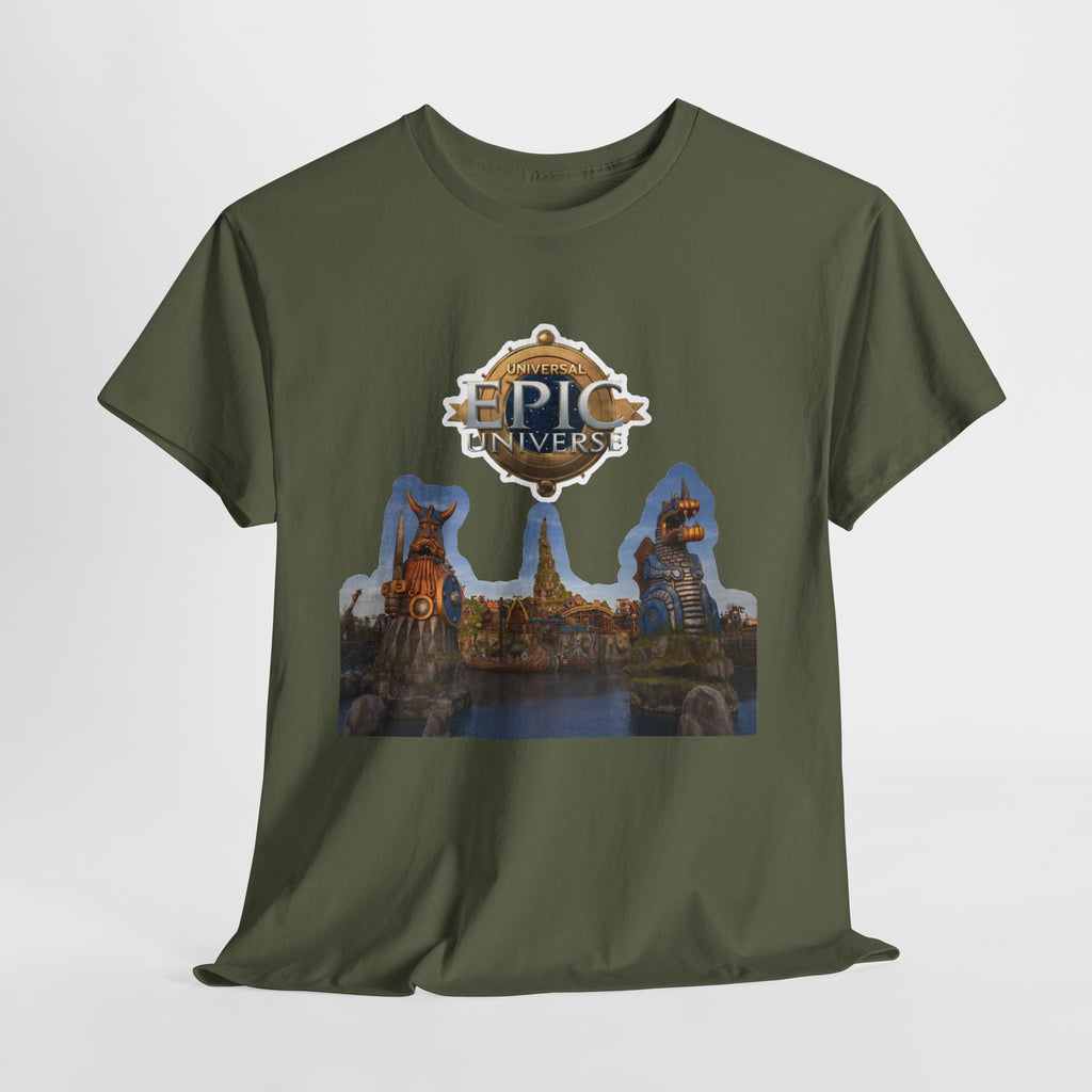 Epic Universe Theme Park T‑Shirt — Iconic Entrance Graphic Tee