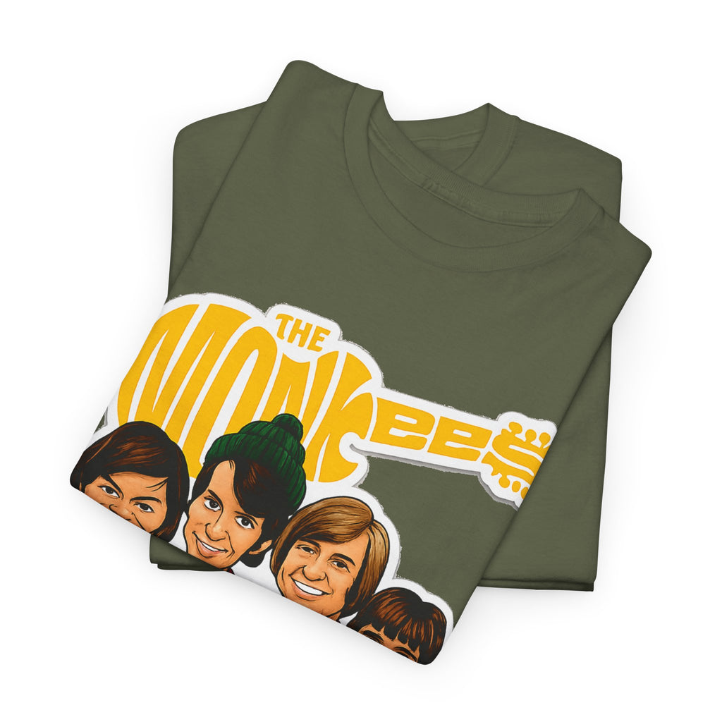 The Monkees Retro Band Tee — Colorful Car Cartoon Graphic