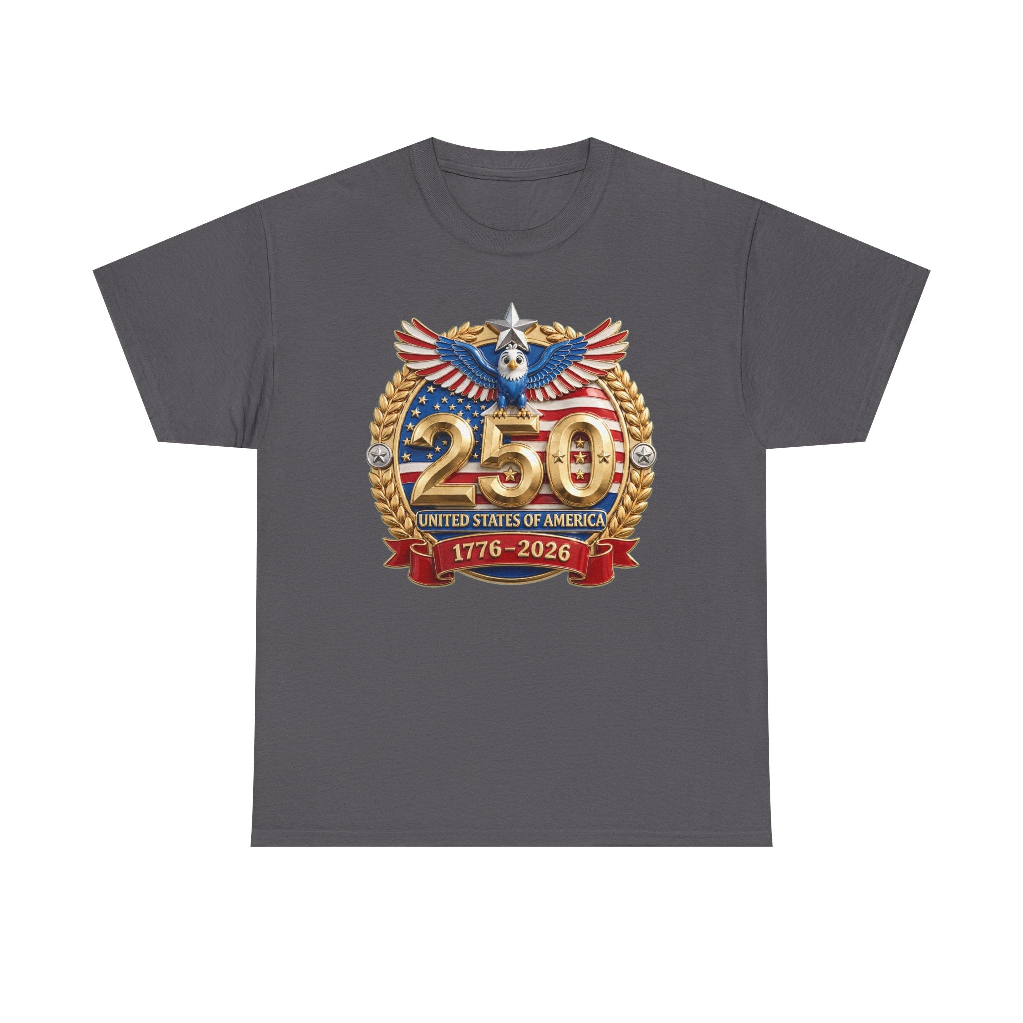 250th USA Anniversary T-Shirt – 1776–2026 Patriotic Eagle Emblem Tee