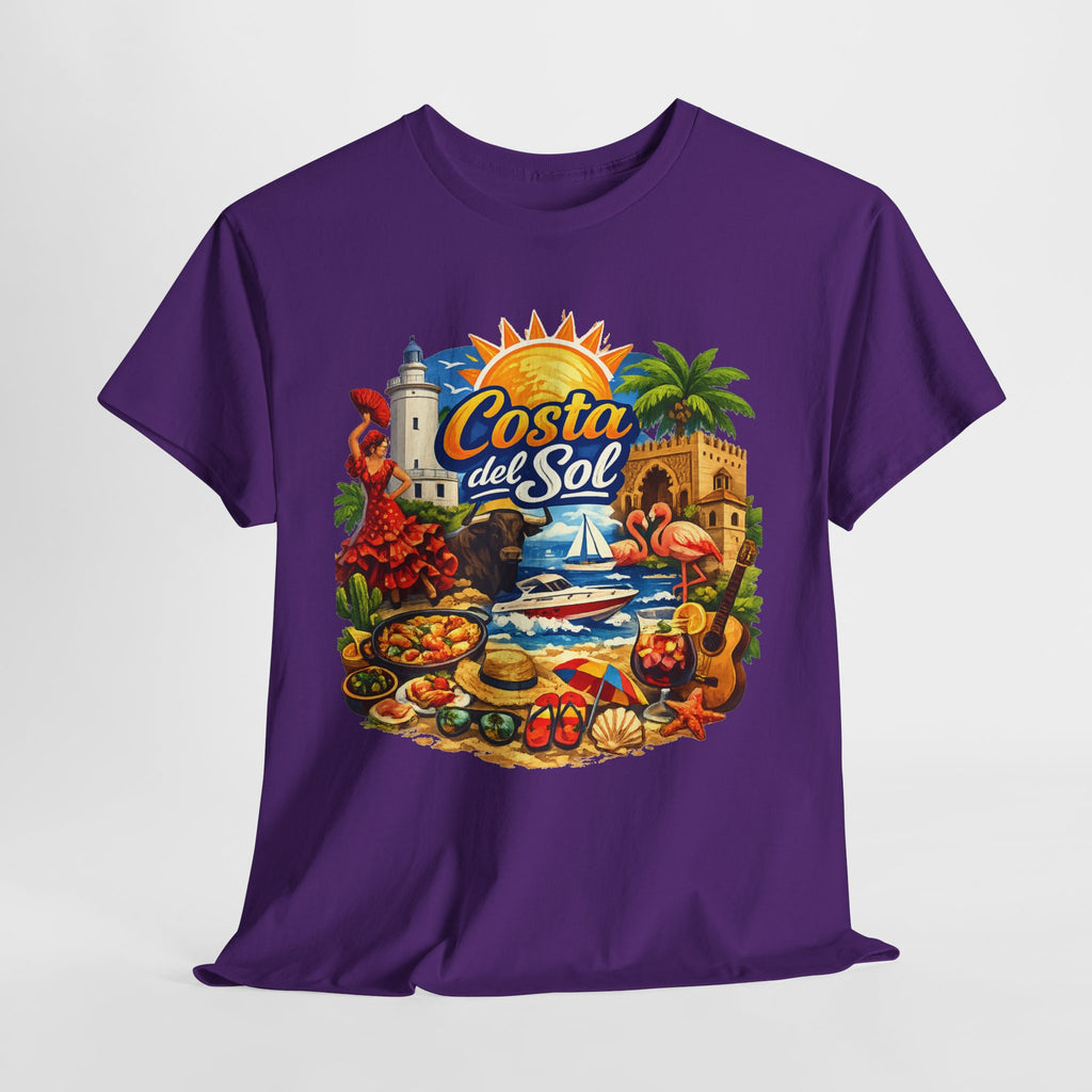 Costa del Sol Beach T-Shirt — Vintage Tropical Vacation Tee