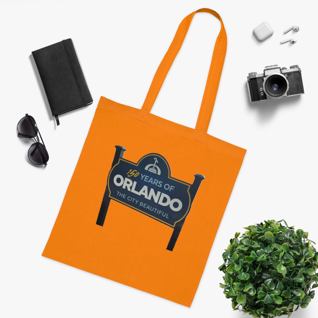 Orlando 150 Years Tote Bag — 'The City Beautiful' Cotton Market Tote