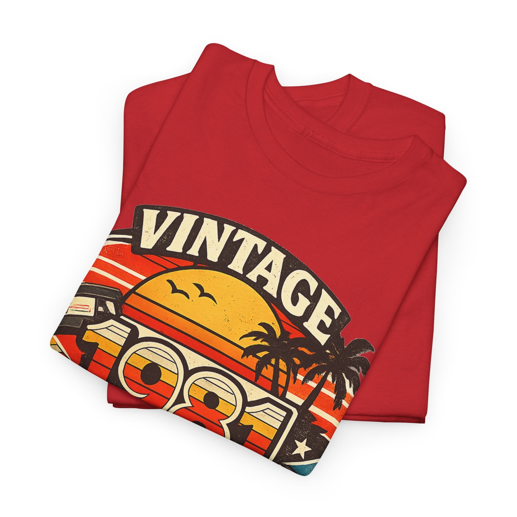 Vintage 1981 Retro Tee — 80s Nostalgia Graphic T-Shirt