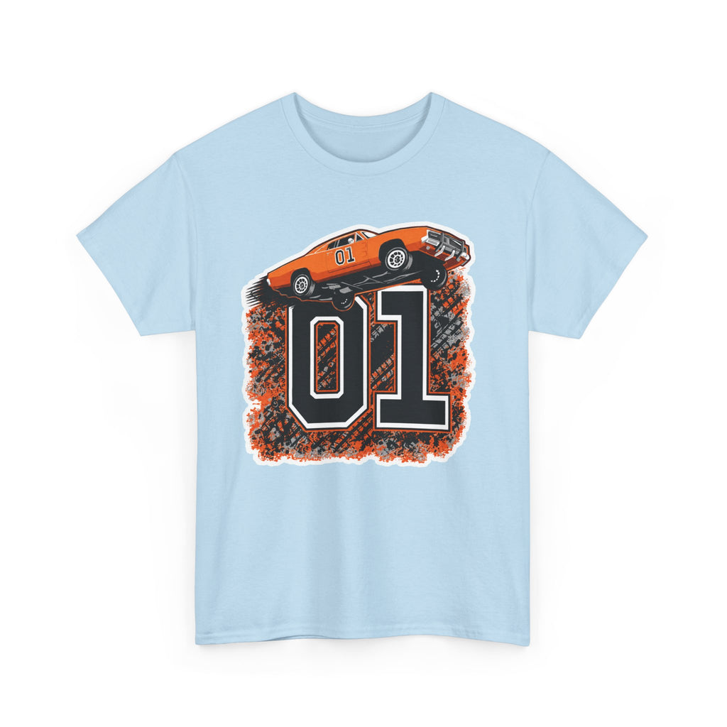 Dukes of Hazzard Inspired Race Car '01' Graphic Tee