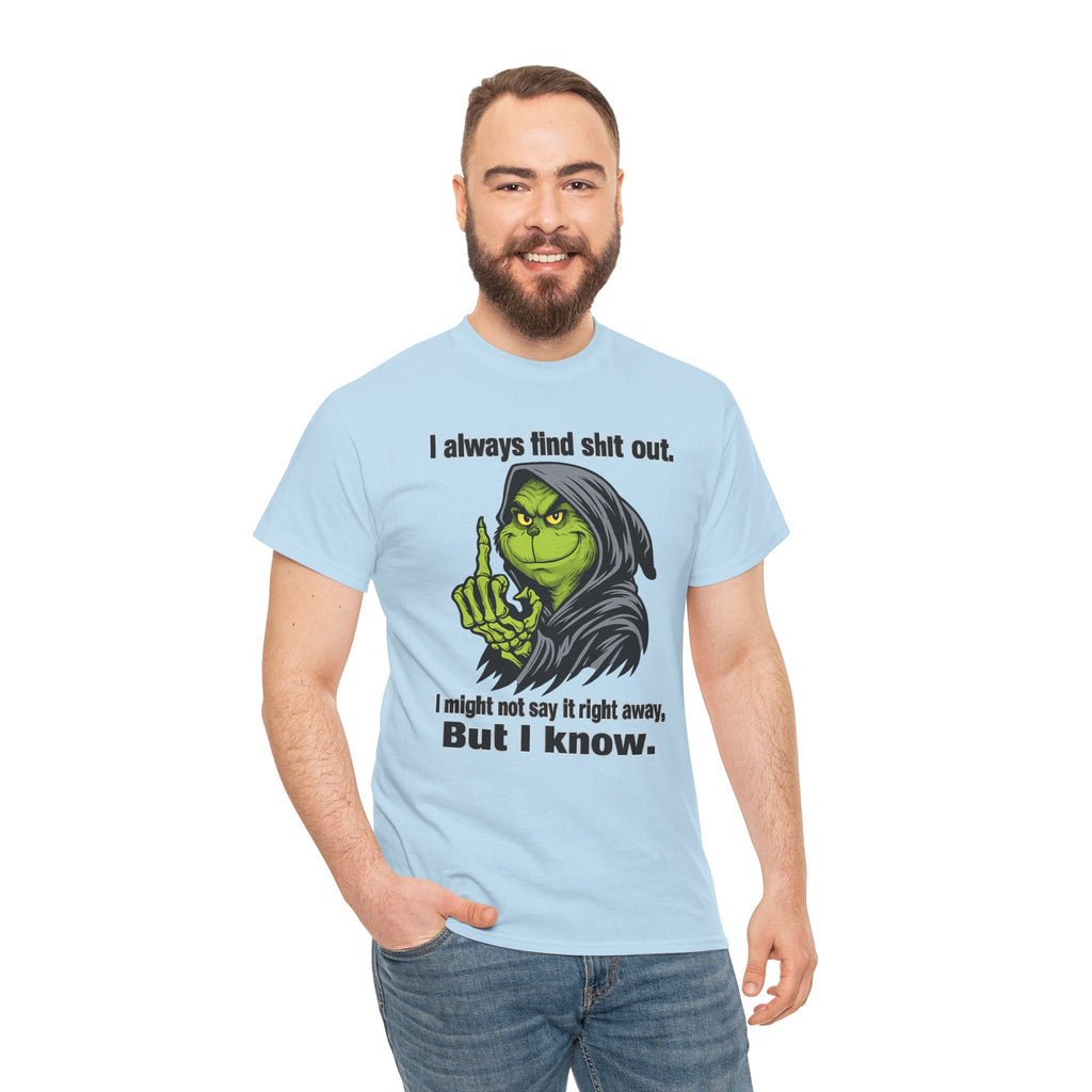 Reaper Witch Graphic Tee — "I Always Find Shit Out. I Might Not Say It Right Away, But I Know."