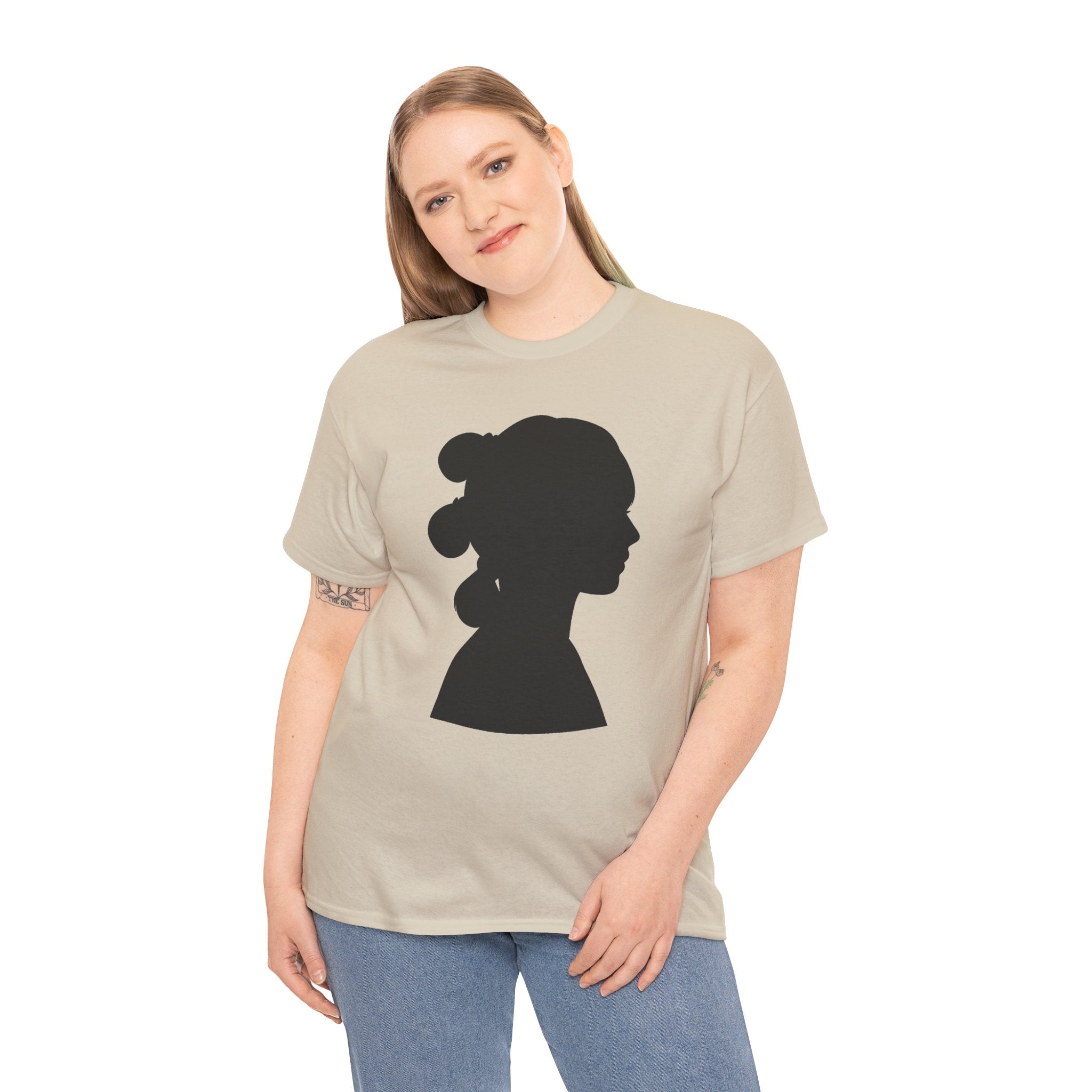 Princess Leia Star Wars Silhouette Profile Tee — Classic Portrait T‑Shirt