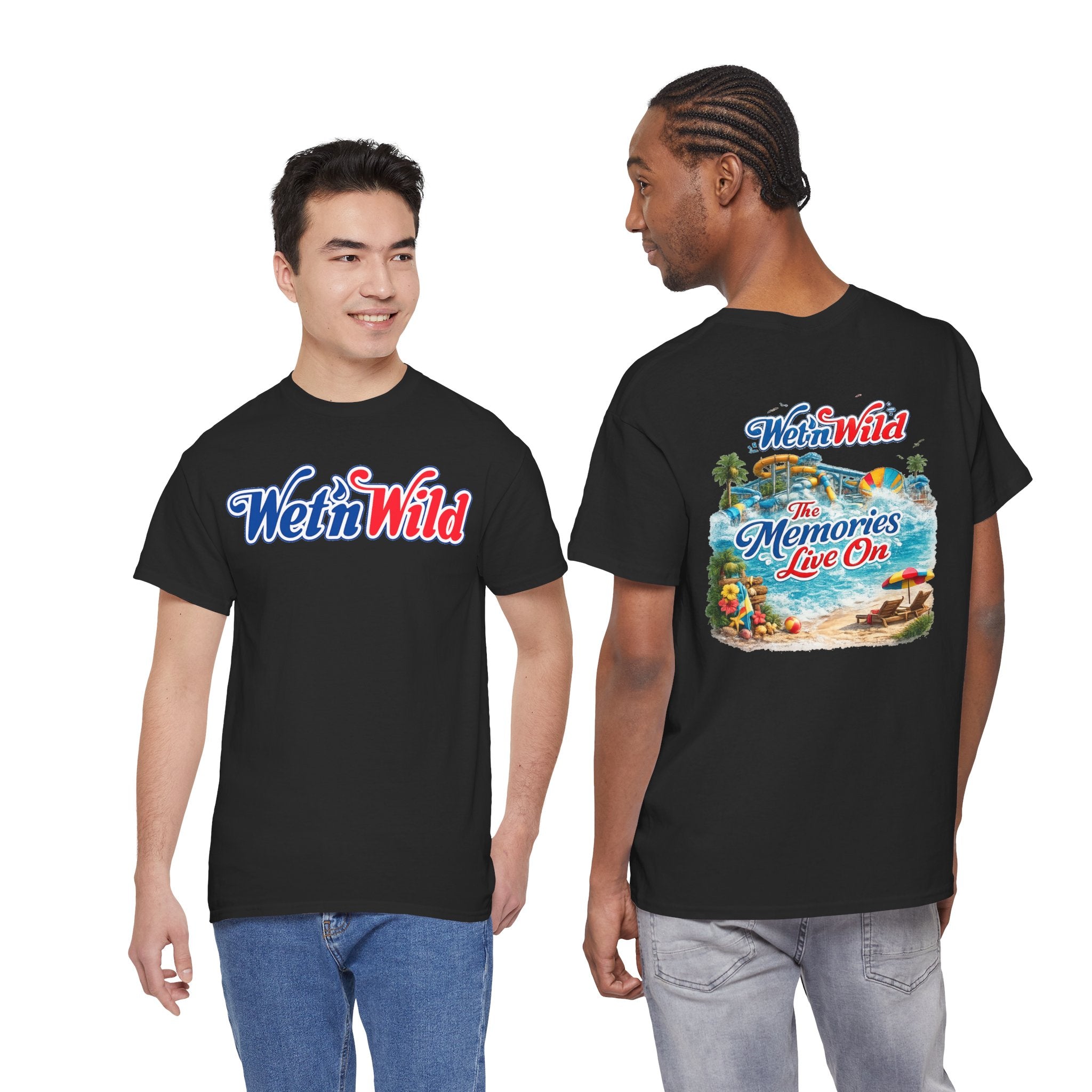 Wet 'n Wild Orlando Graphic Tee — "The Memories Live On" Retro Vacation T‑Shirt
