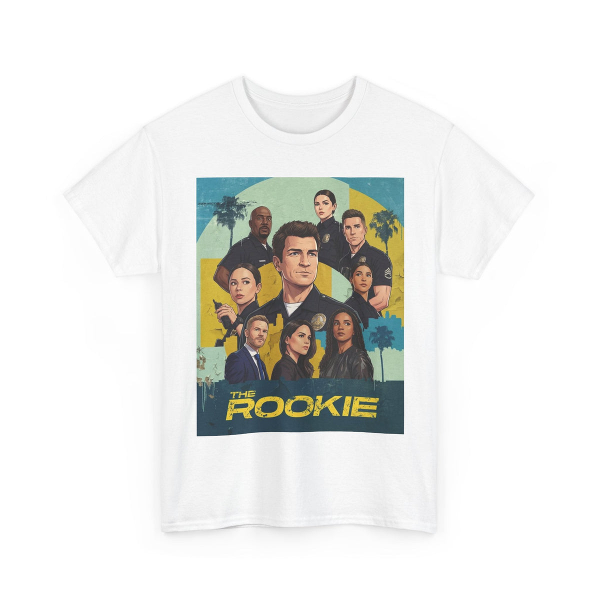 The Rookie TV Cast Graphic Tee — Vintage Poster Style Shirt