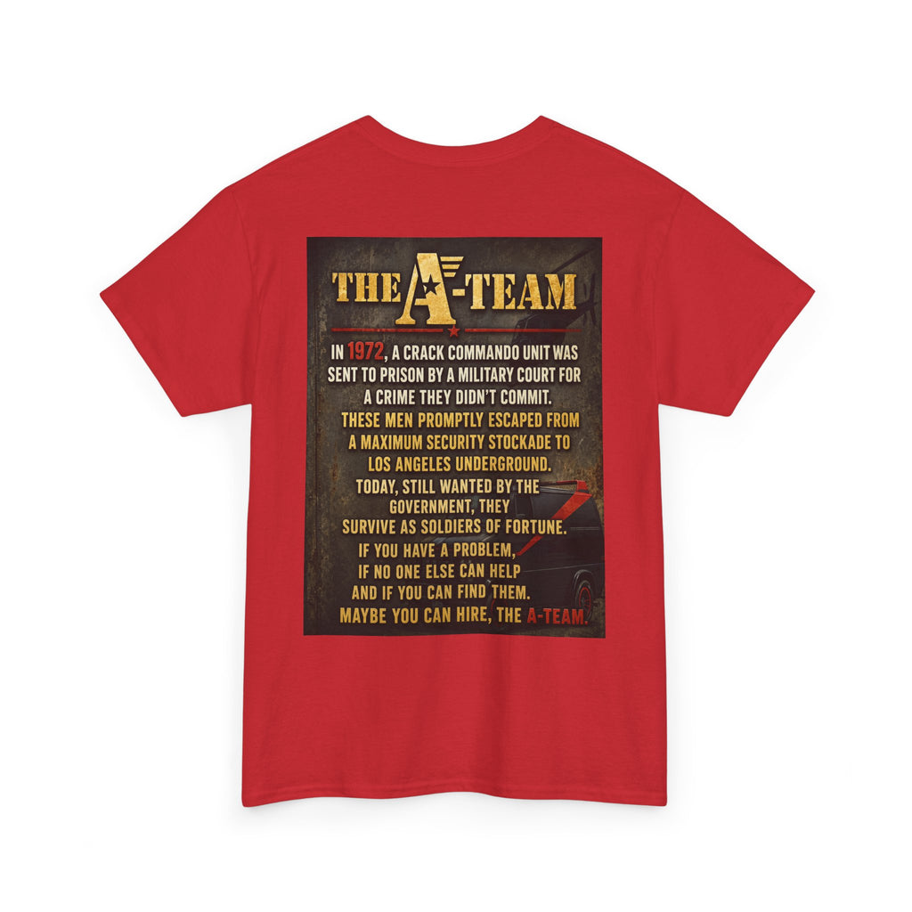 A-Team Graphic Tee — Retro TV Series Logo & Character Poster T-Shirt