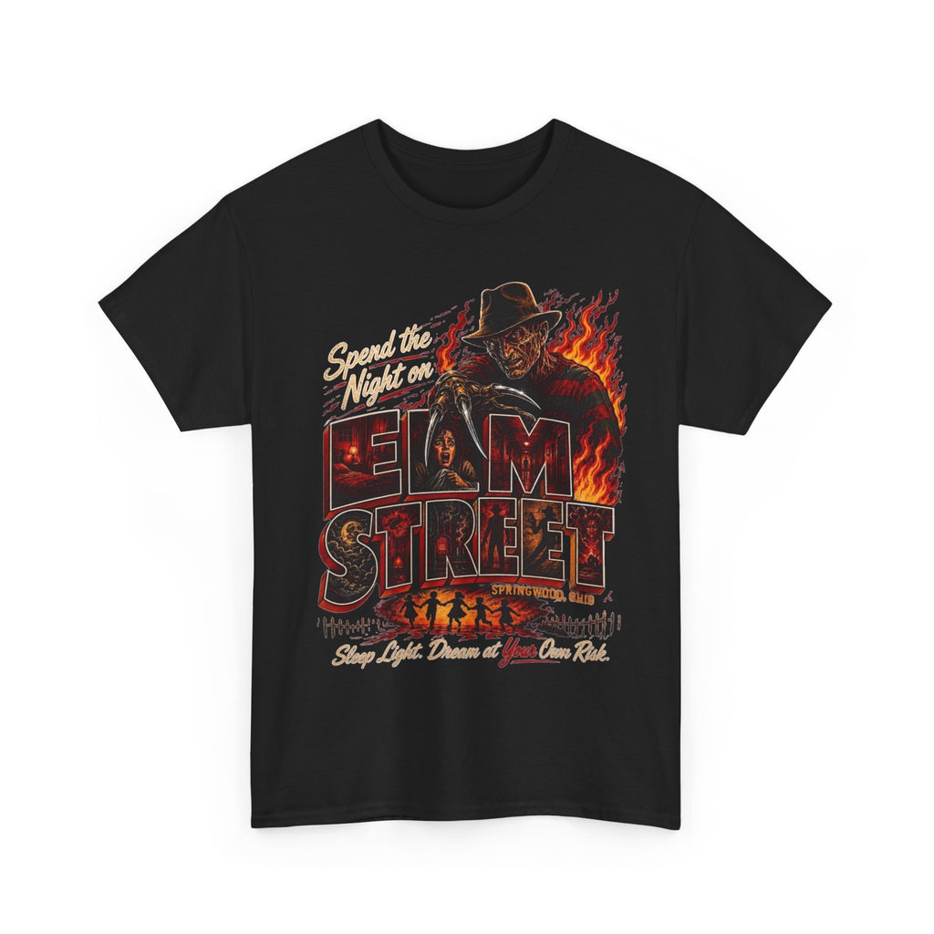 Elm Street Horror Tee — Retro Freddy Krueger Movie Shirt