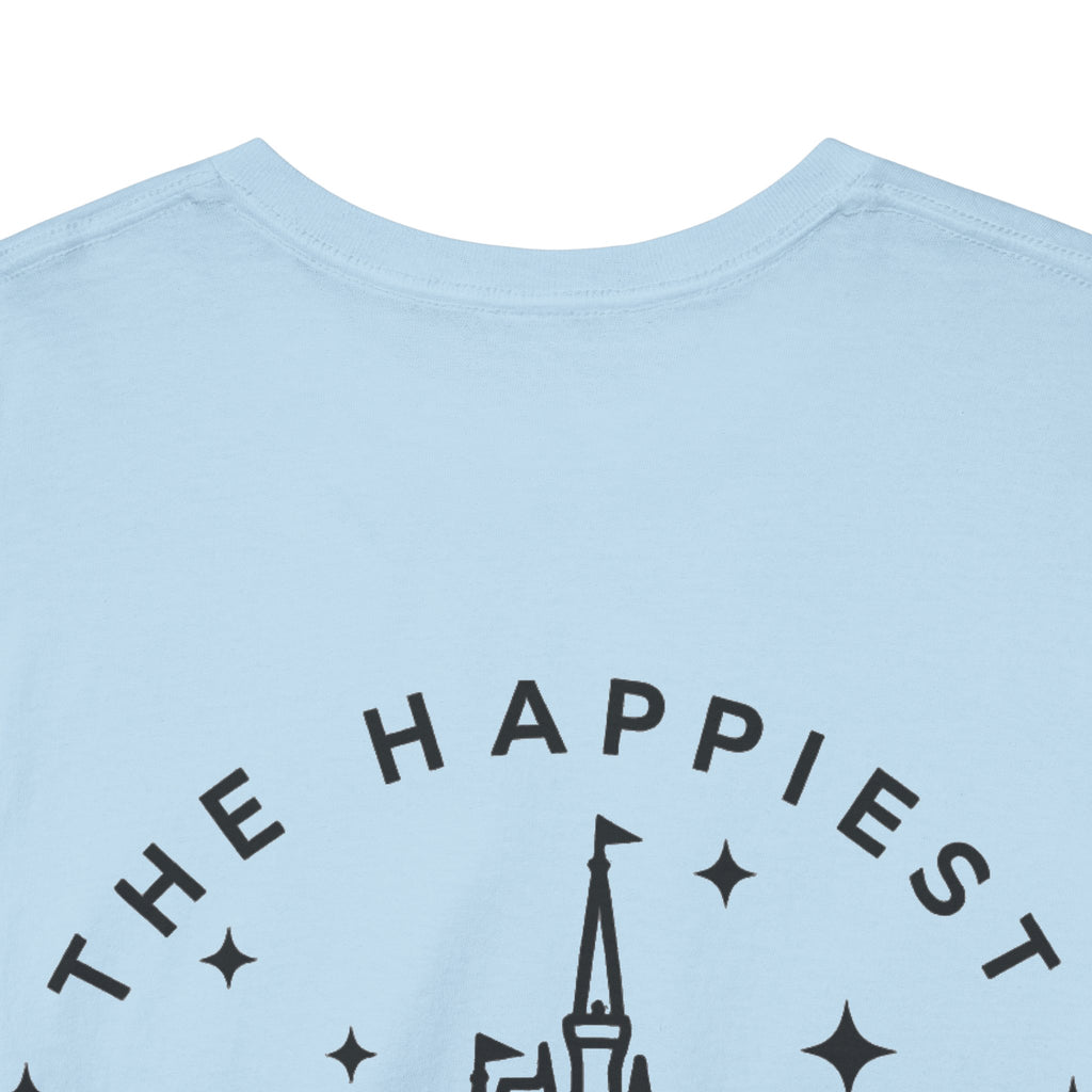 The Happiest Place on Earth Castle Graphic Cotton T-Shirt