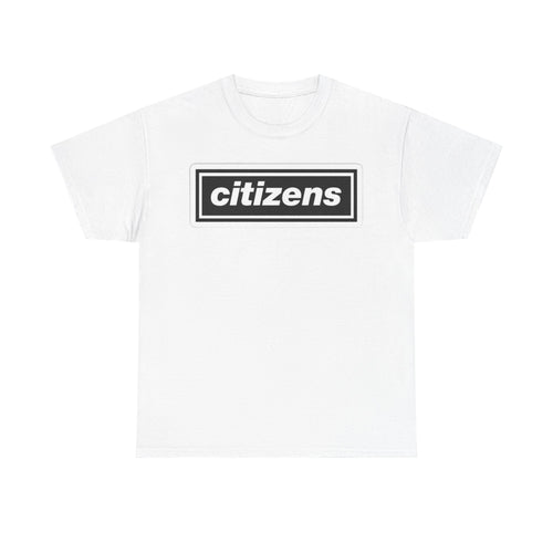 Citizens Manchester City Logo T-Shirt — Minimal Retro Box-Logo Tee