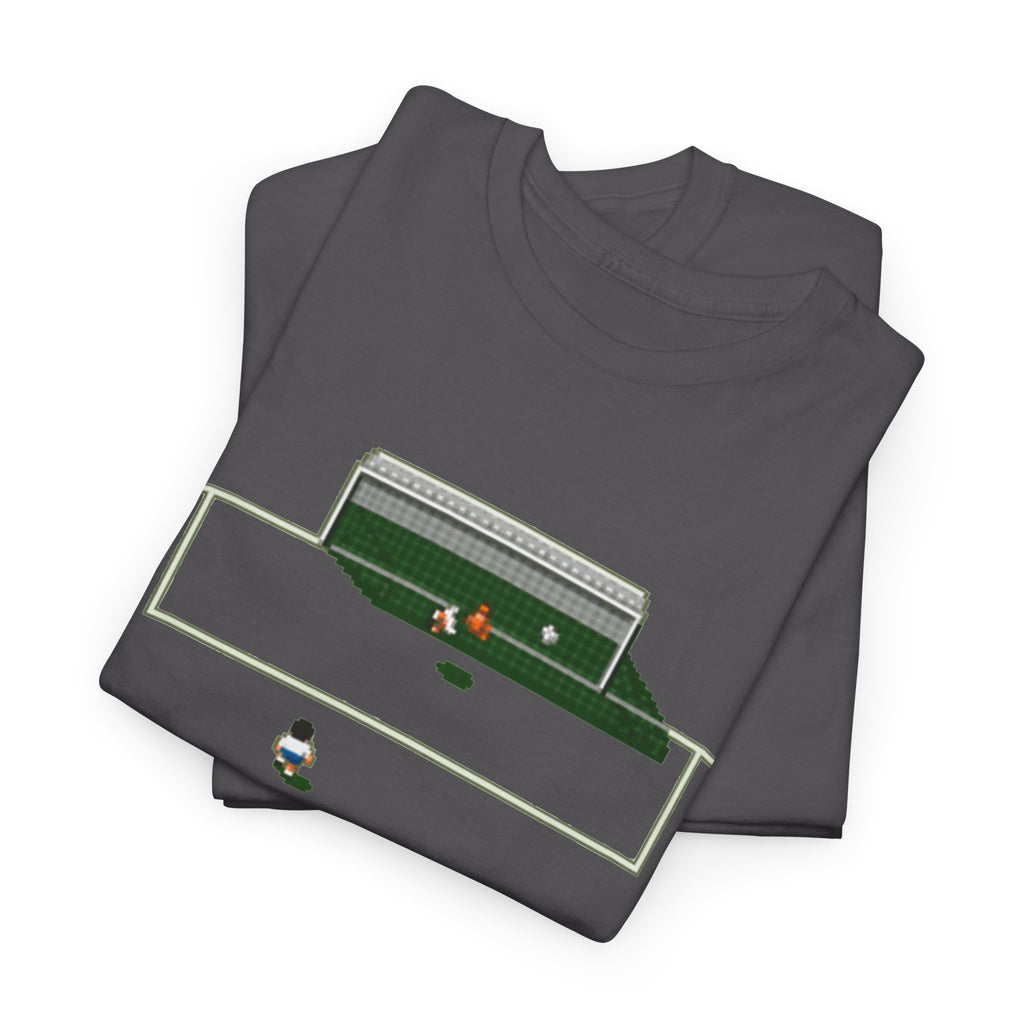 Sensible Soccer Inspired Cotton T‑Shirt — Retro Mini Game Design