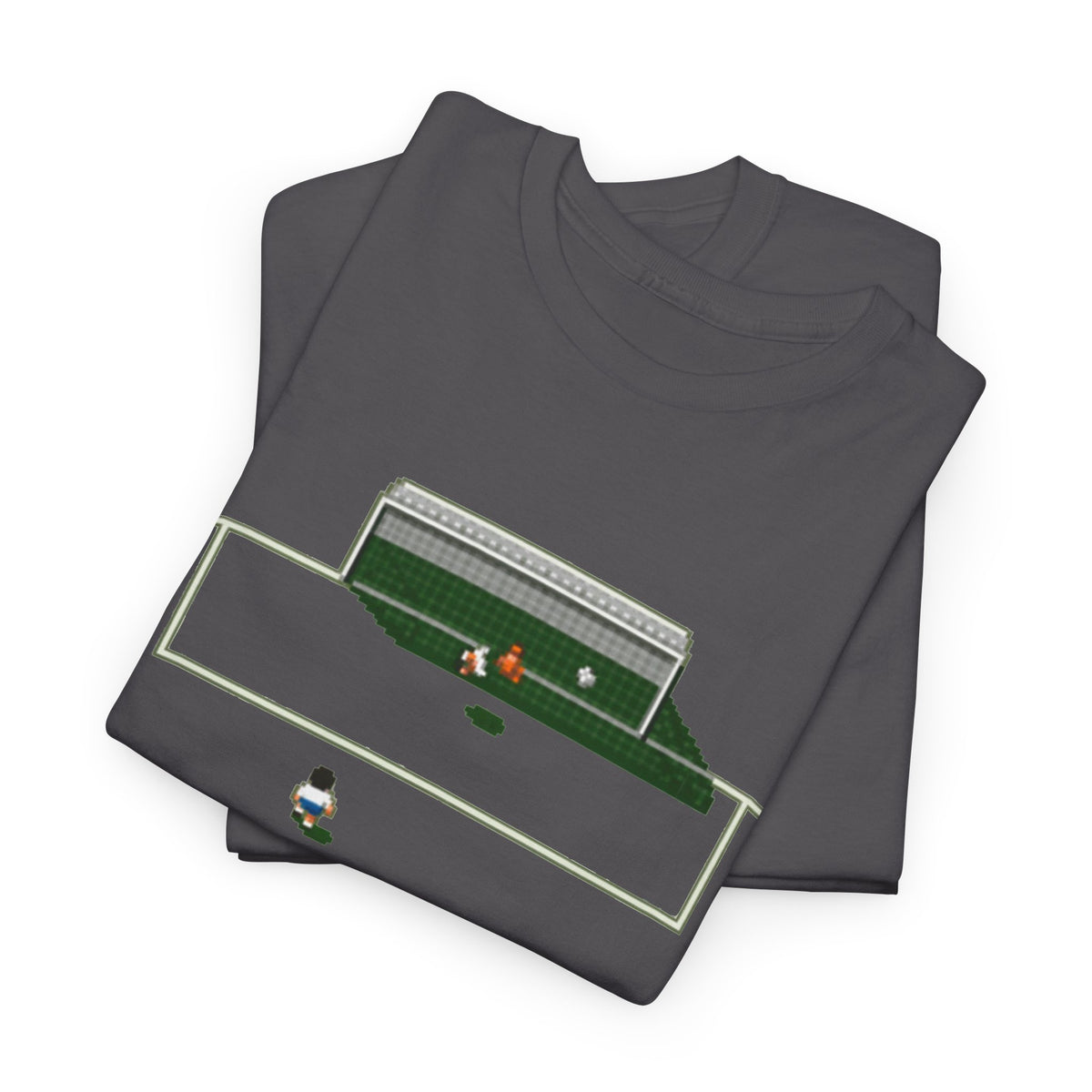 Sensible Soccer Inspired Cotton T‑Shirt — Retro Mini Game Design