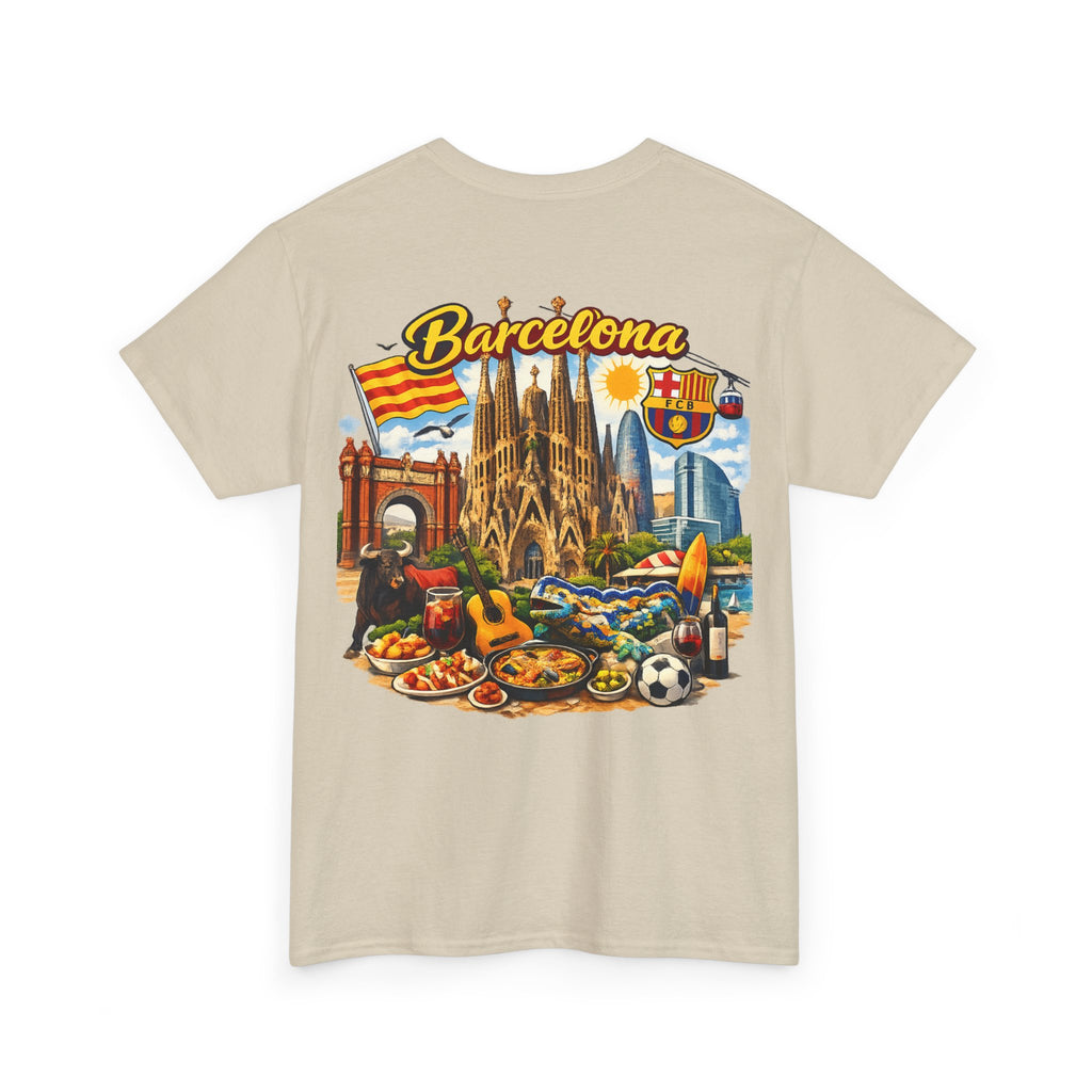 Barcelona Souvenir T‑Shirt — Vintage City Collage Tee