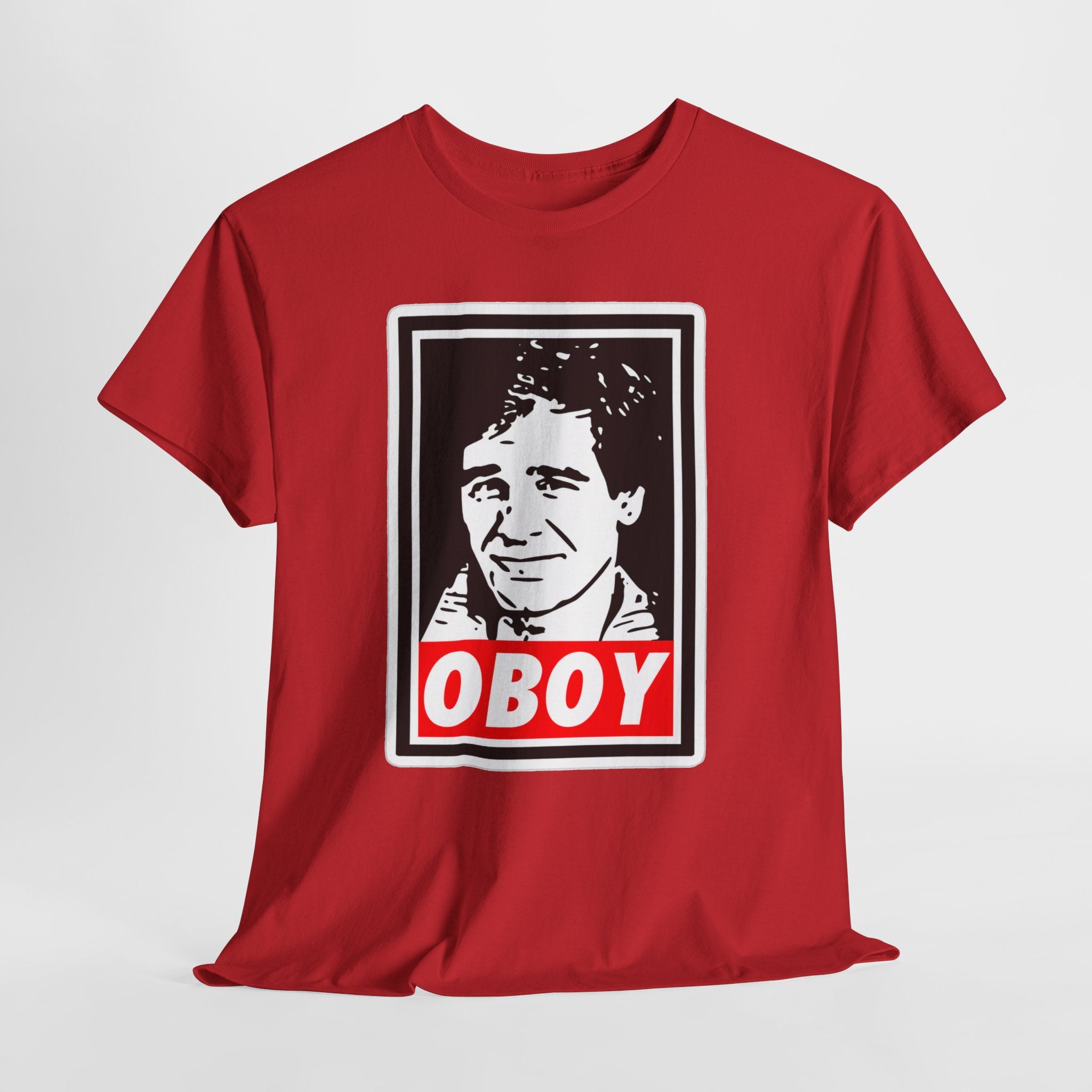 Oboy Quantum Leap Graphic Tee — Retro Pop Art Portrait T‑Shirt
