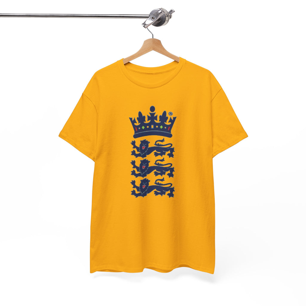 English Cricket T-Shirt — Vintage Cricket Crest Tee