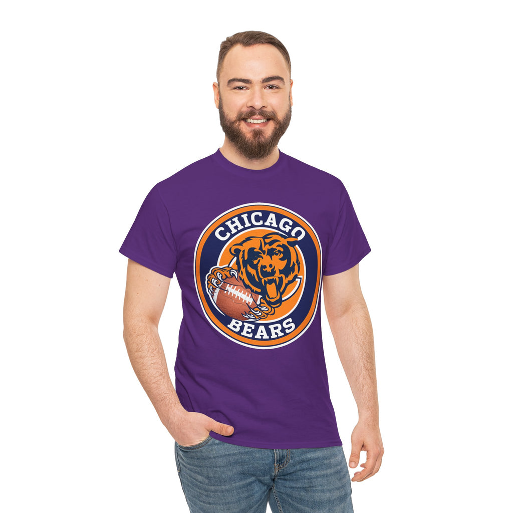 Chicago Bears Vintage Football Tee - Cotton T-Shirt