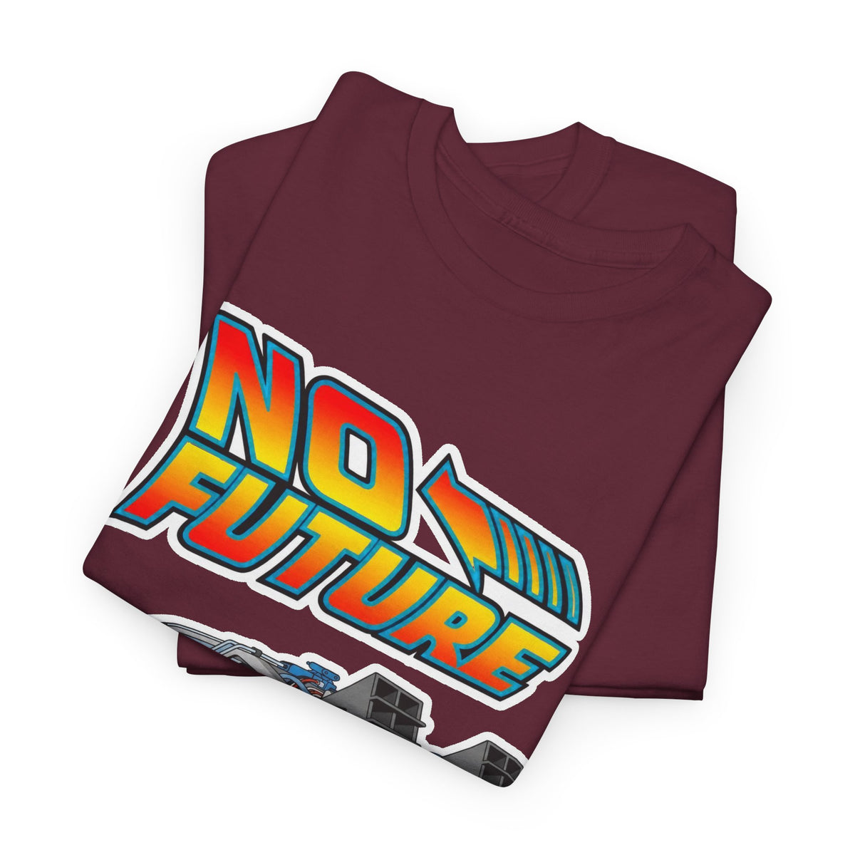 No Future DeLorean Cotton T-Shirt
